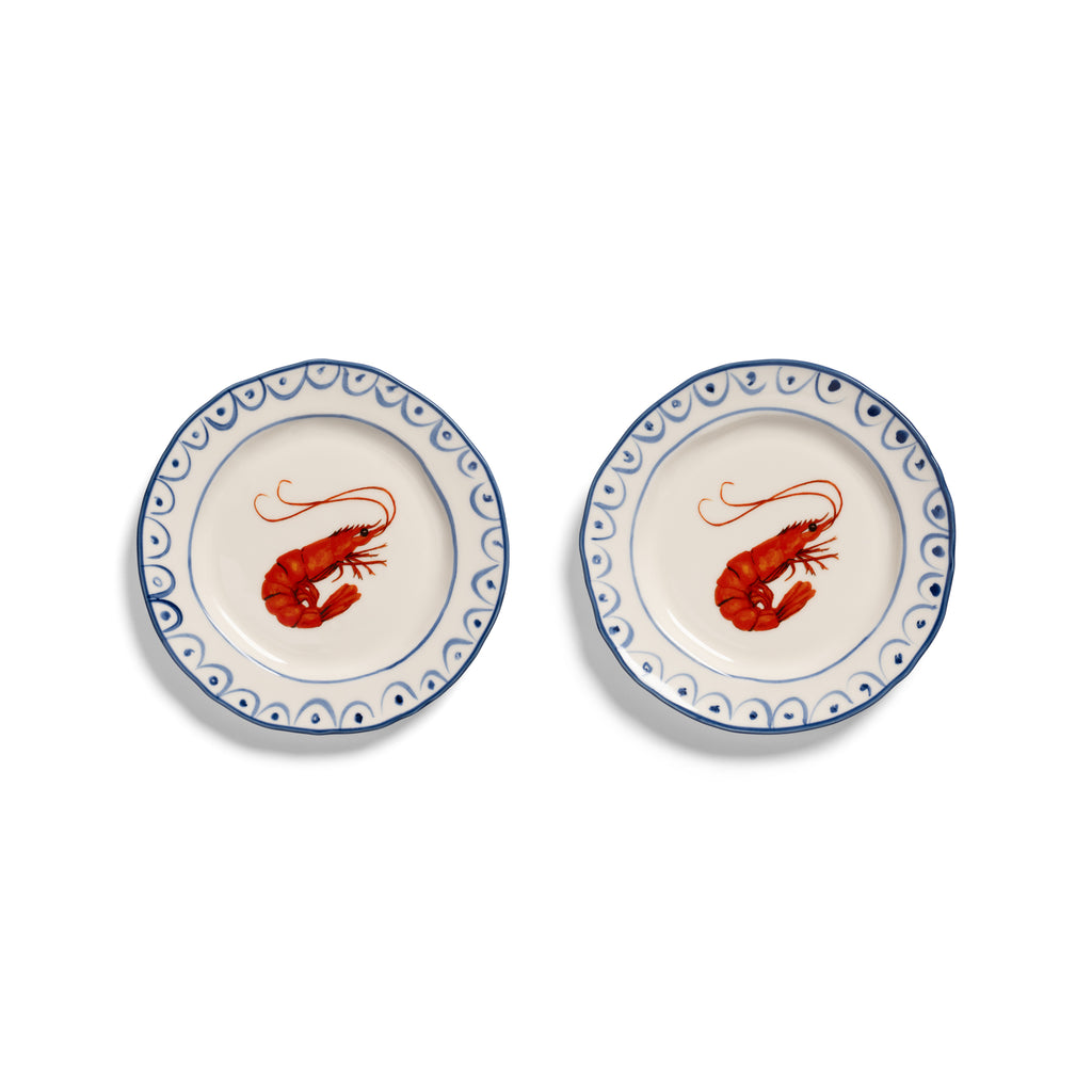 Sirène Crevette Bord Set/2