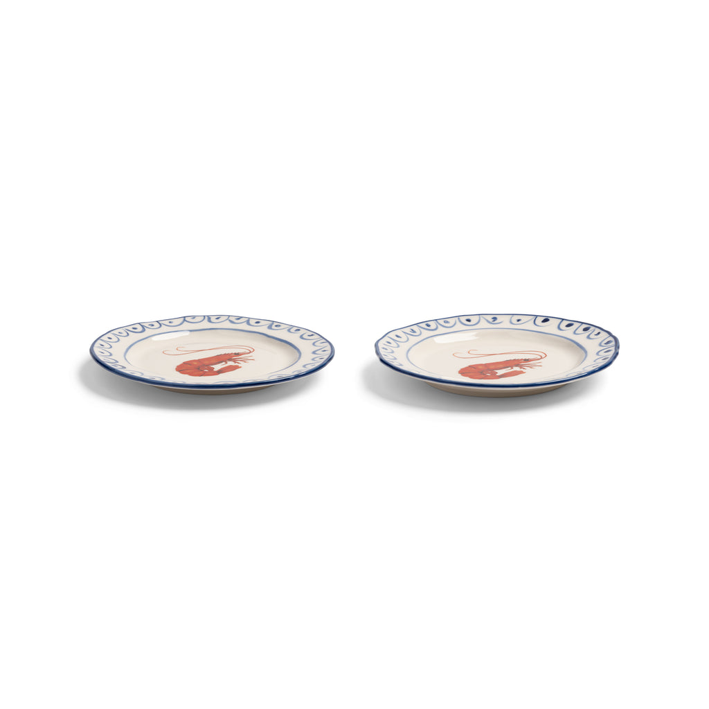 Sirène Crevette Bord Set/2