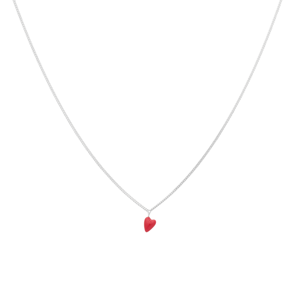 Heart Beat Ketting Zilver