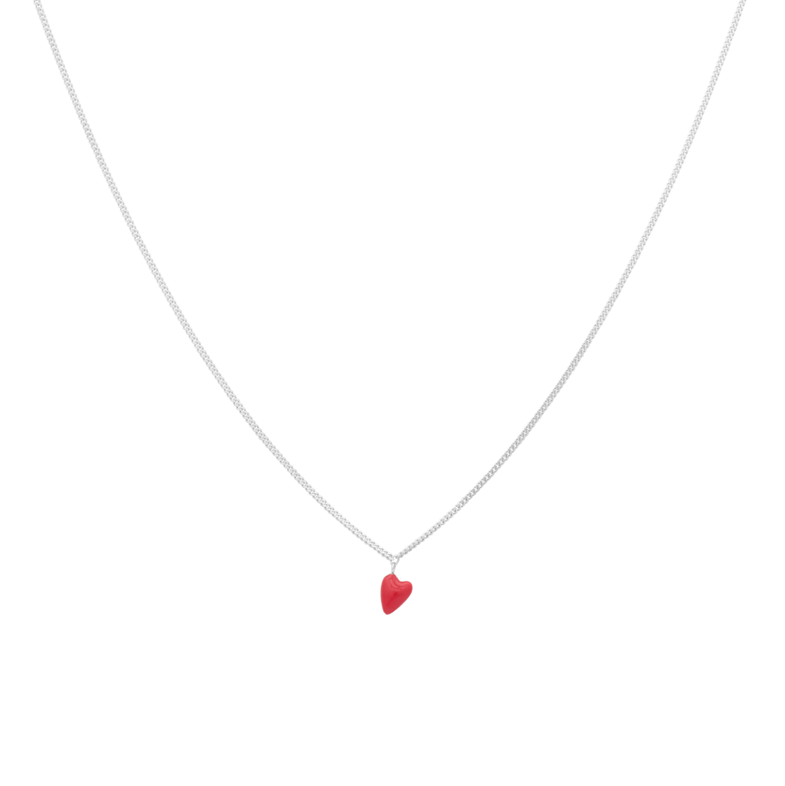 Heart Beat Ketting Zilver