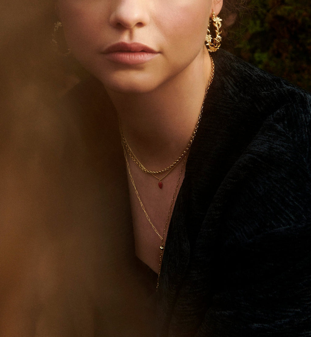 Heart Beat Ketting Goud