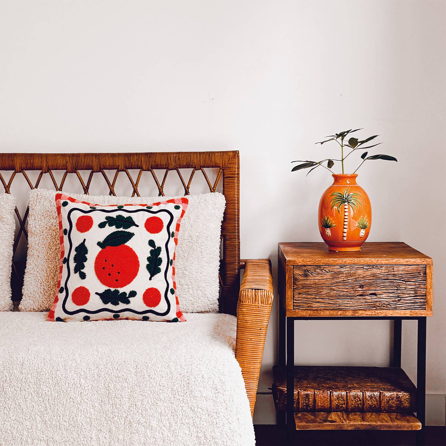 Palmboom Vaas Oranje