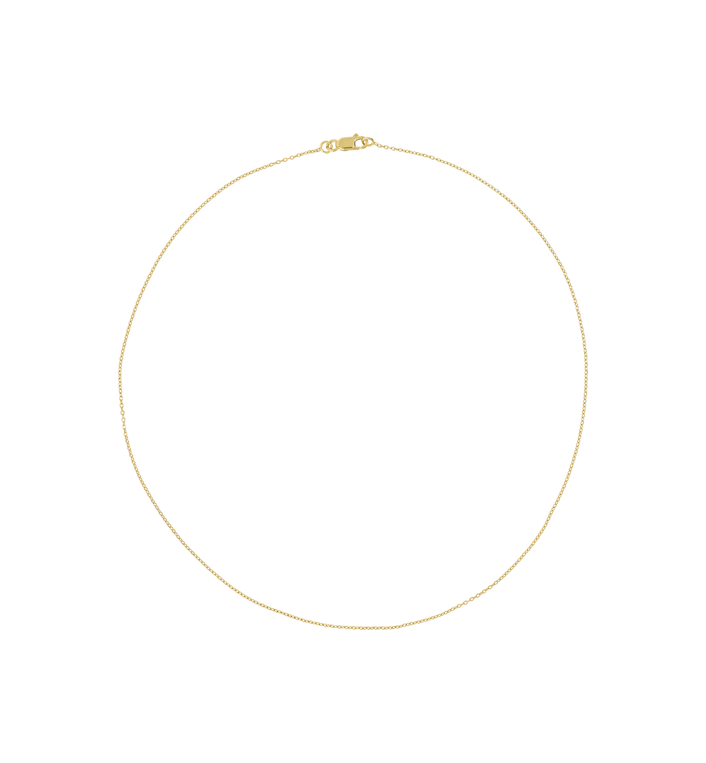 Anchor Plain Ketting Goud