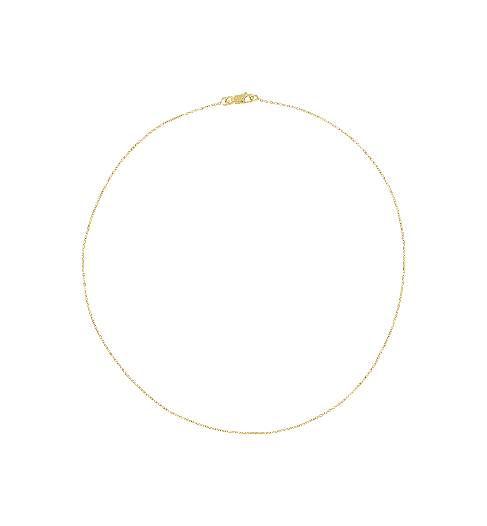 Anchor Plain Ketting Goud