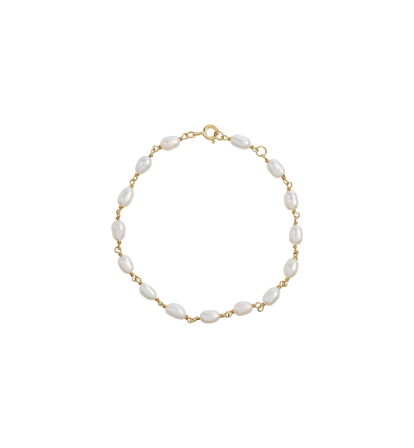 Clutching Pearls Armband