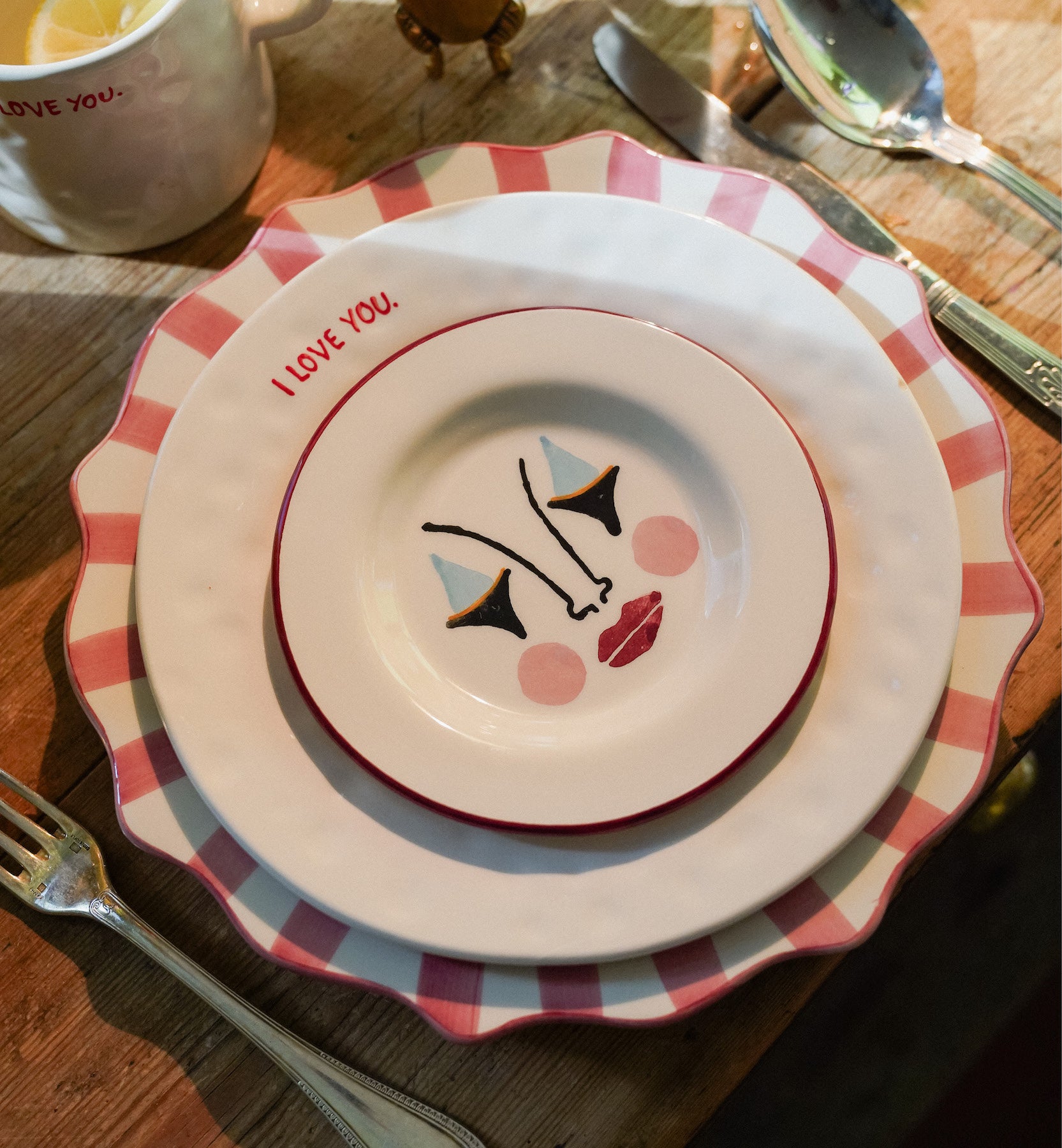 I Love You Ontbijt Set