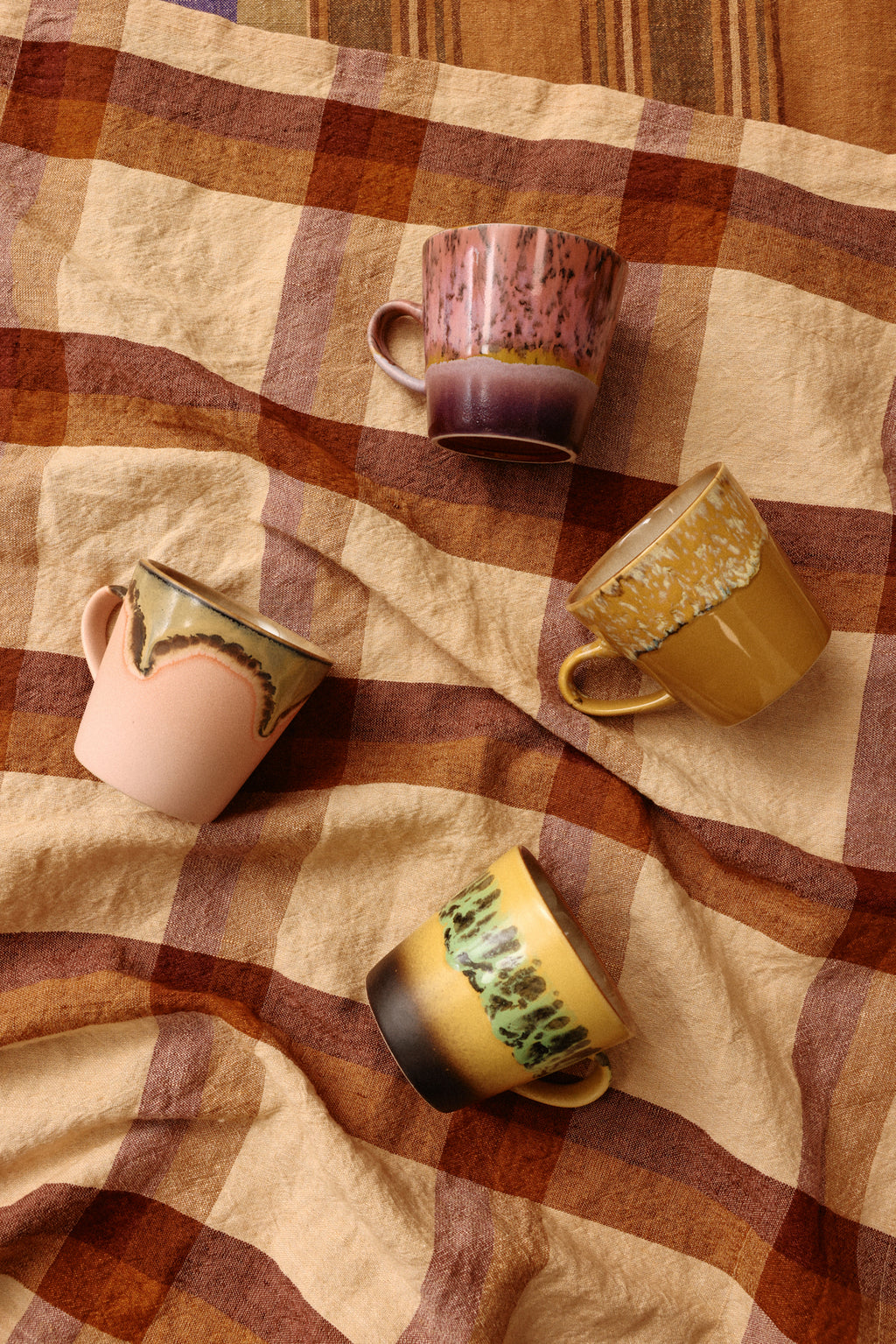 70s Americano Mugs Radiant Set/4