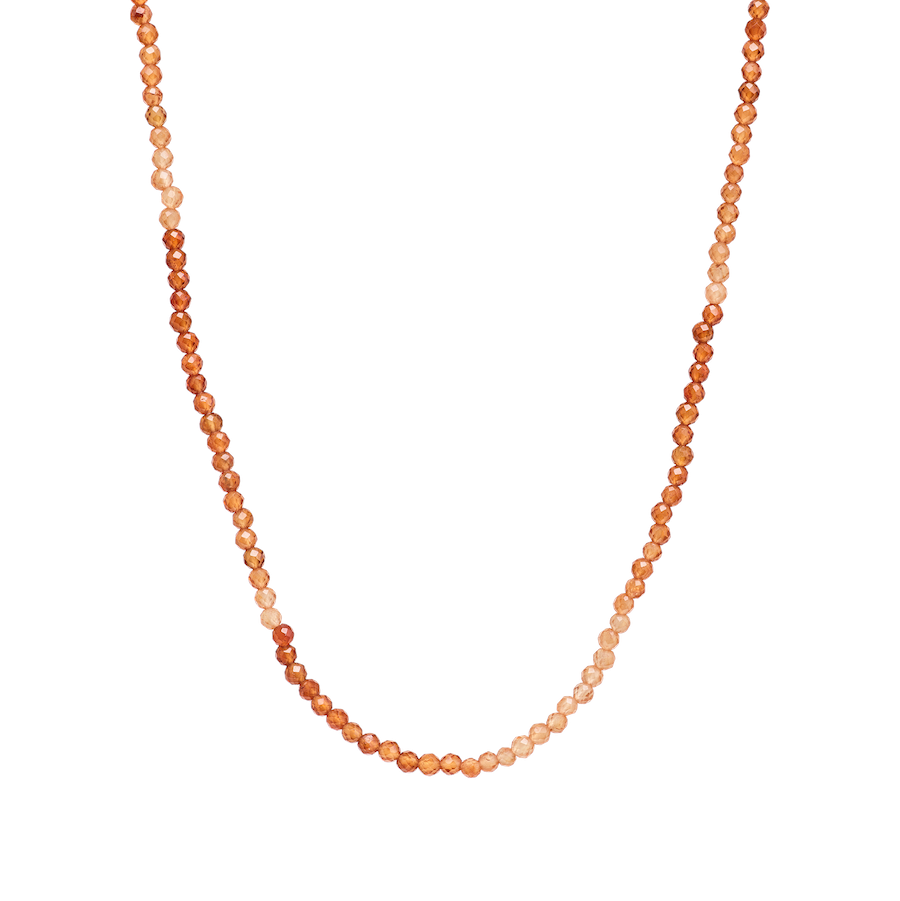 Hessonite Gemstone Ketting S