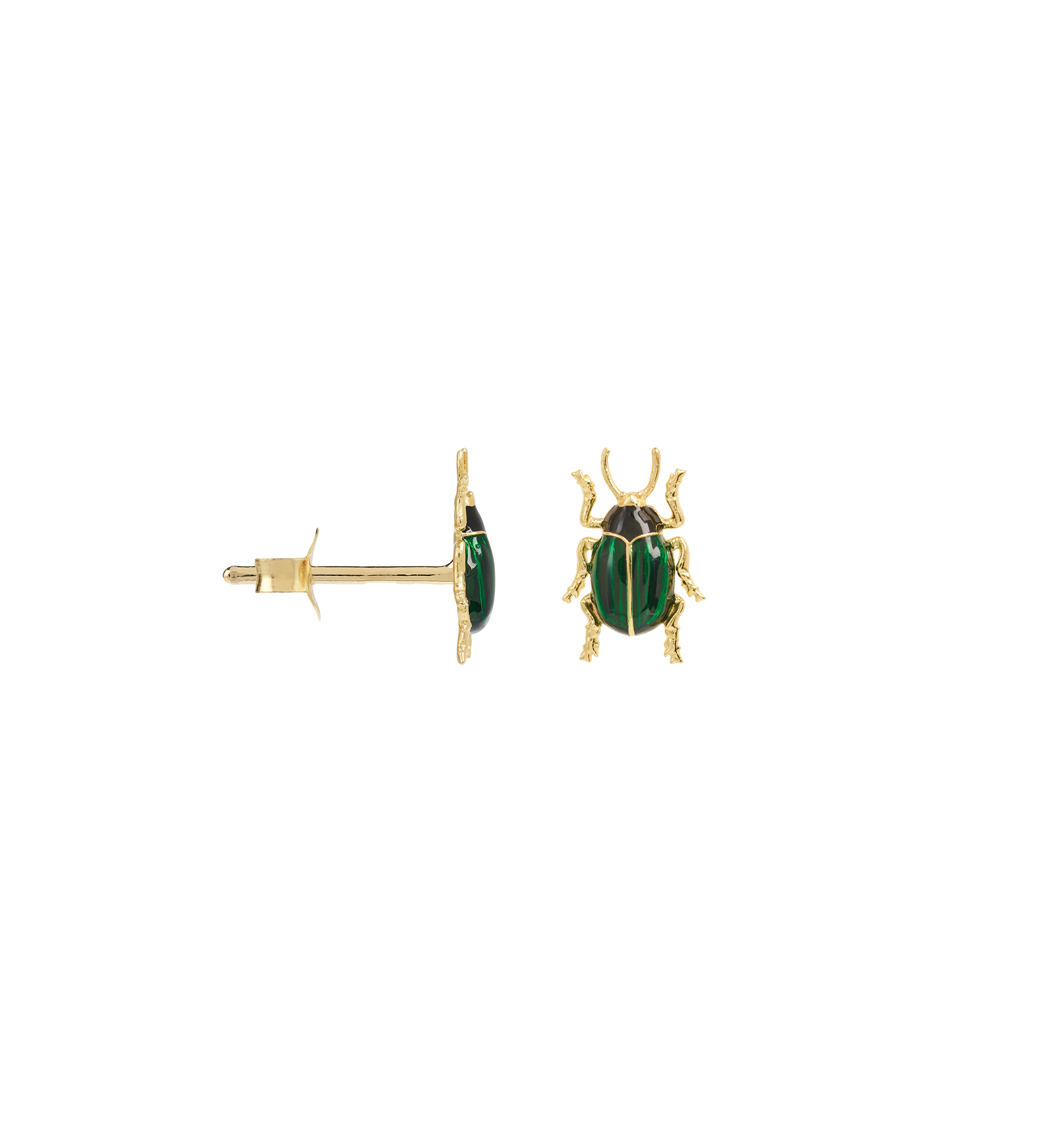 Single Bugging You Stud Oorring Goud