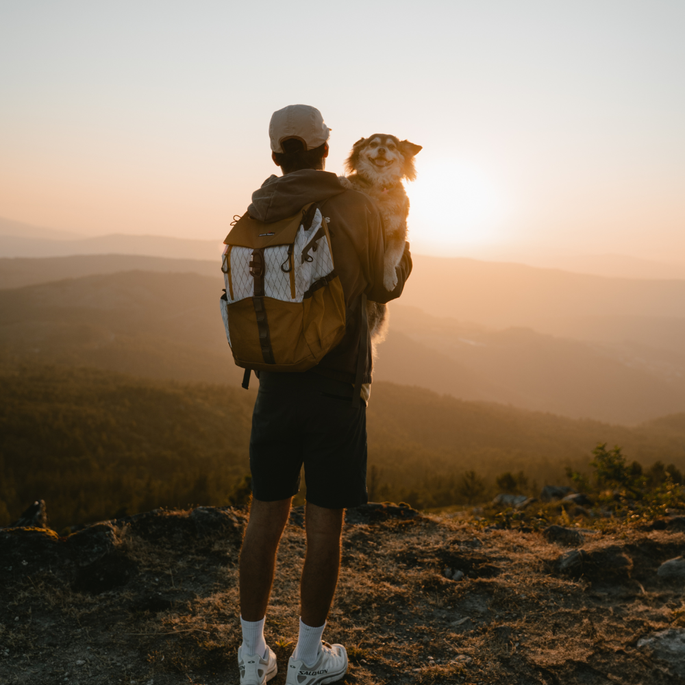 Seven Peaks rugzak in bruin