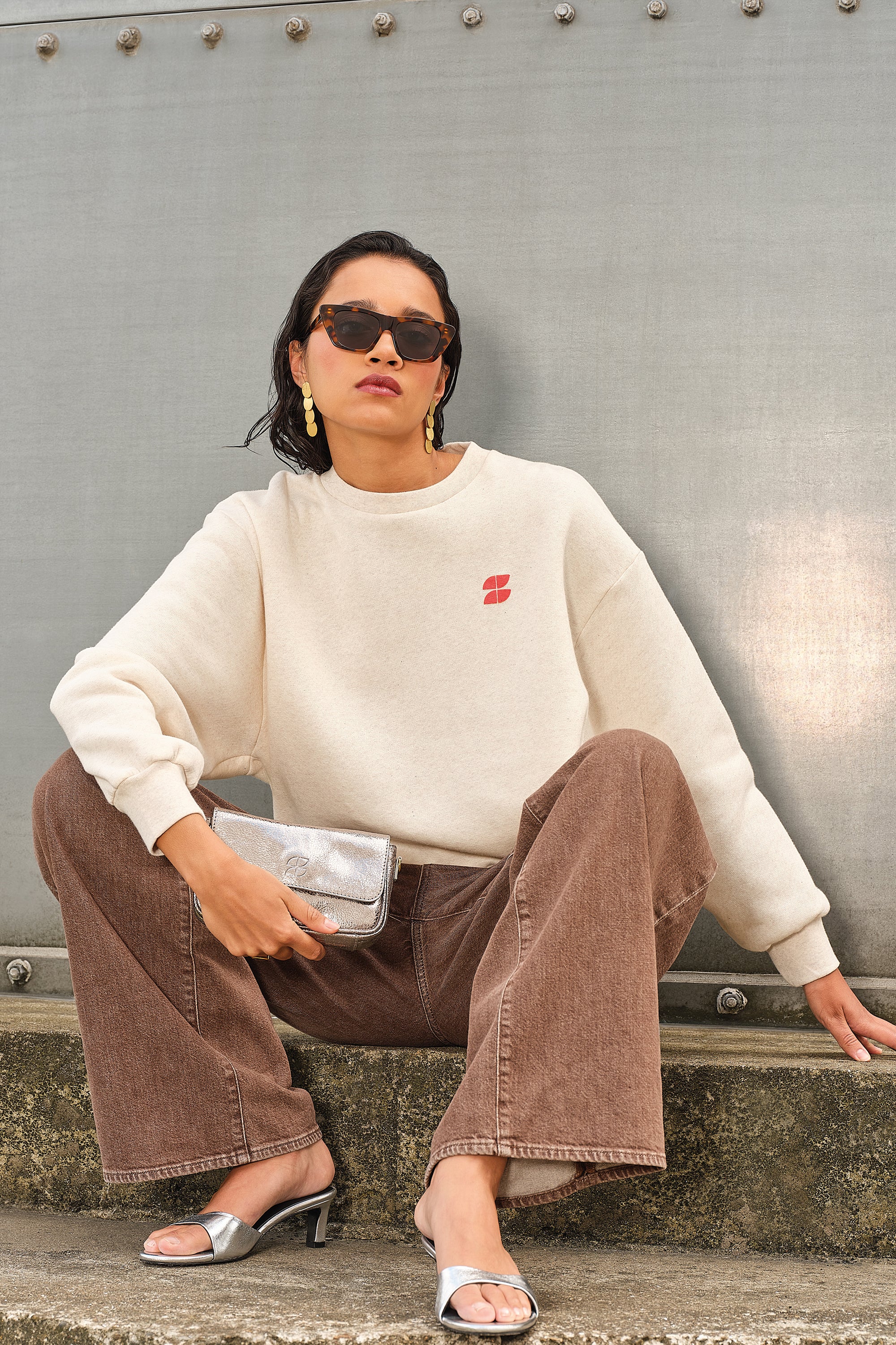 Lili Coast Sweater Oyster Melee