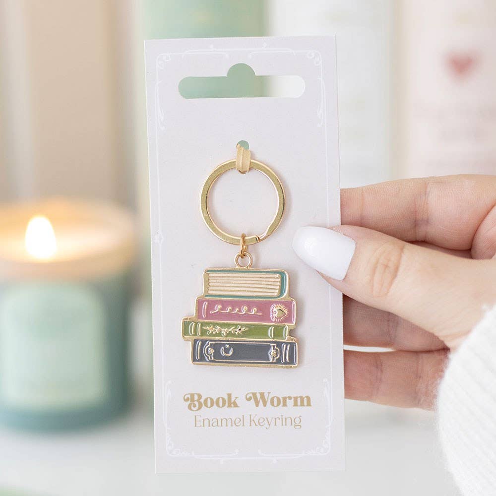 Book Worm Sleutelhanger