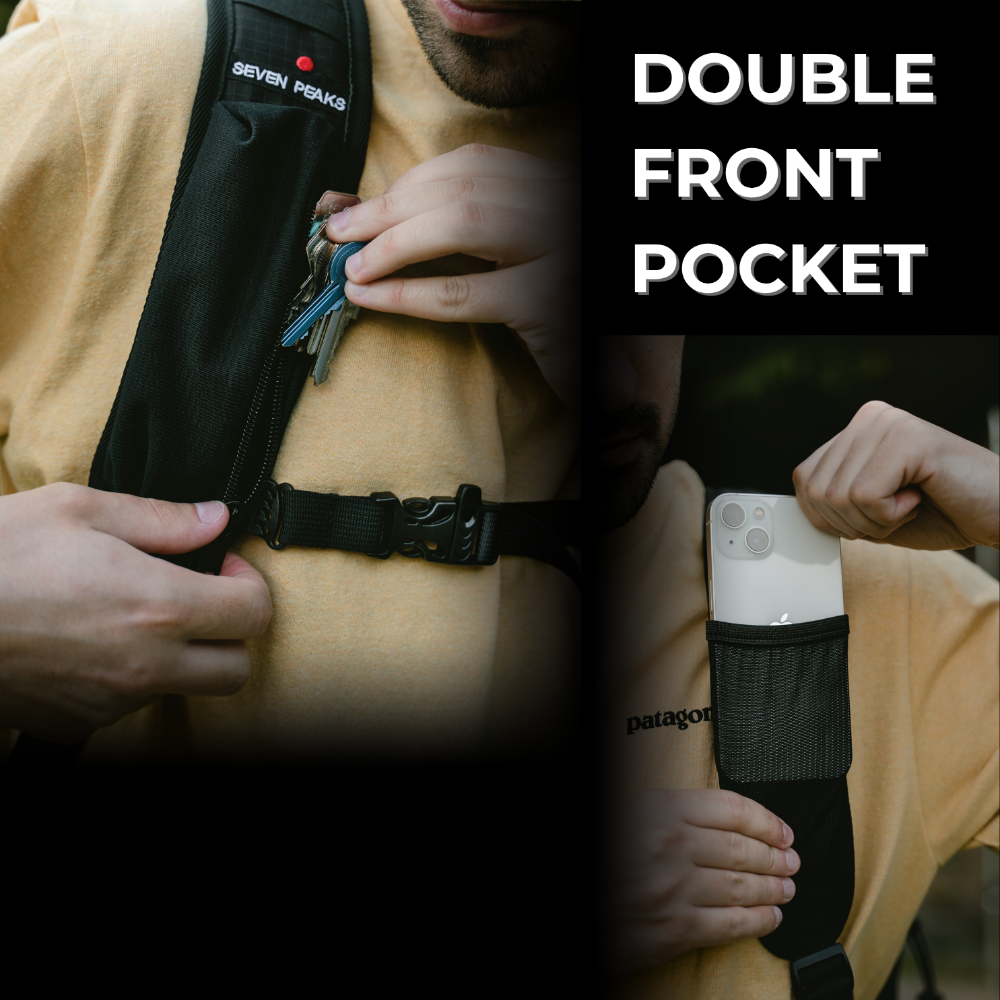 Seven Peaks rugzak in bruin