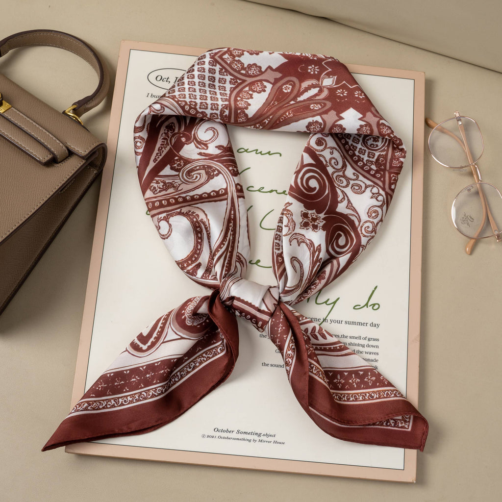 Paisley Sjaal Bordeaux
