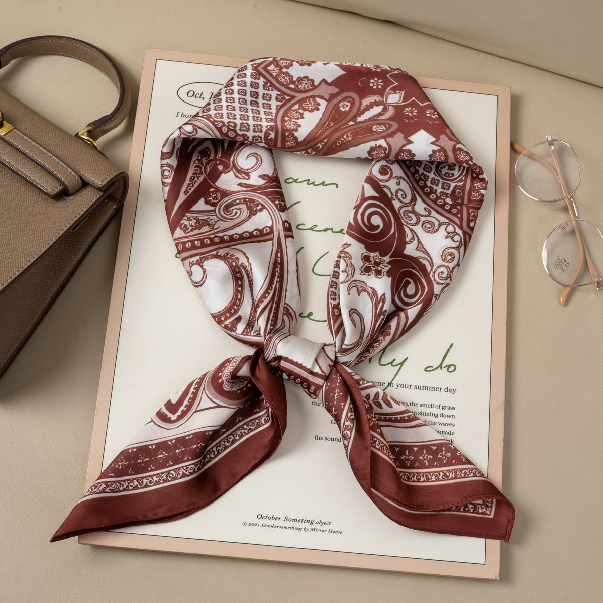 Paisley Sjaal Bordeaux