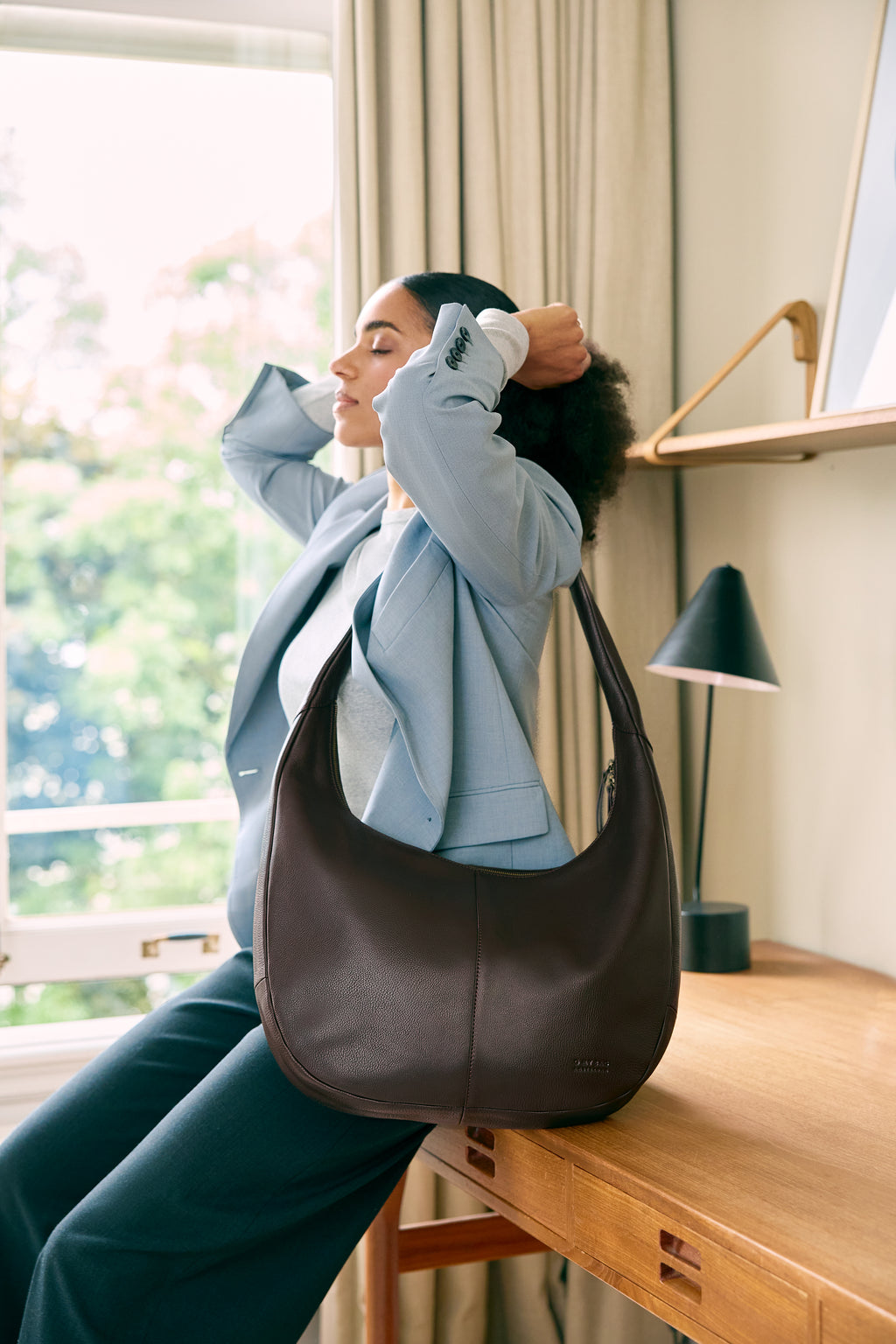 Coco Grand Chocolate Soft Grain Leather