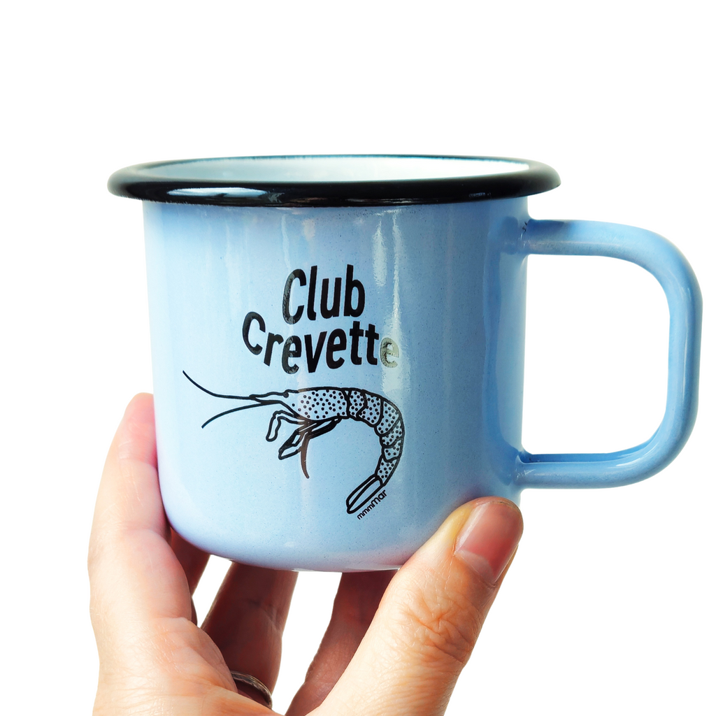 Club Crevette Mok Lichtblauw