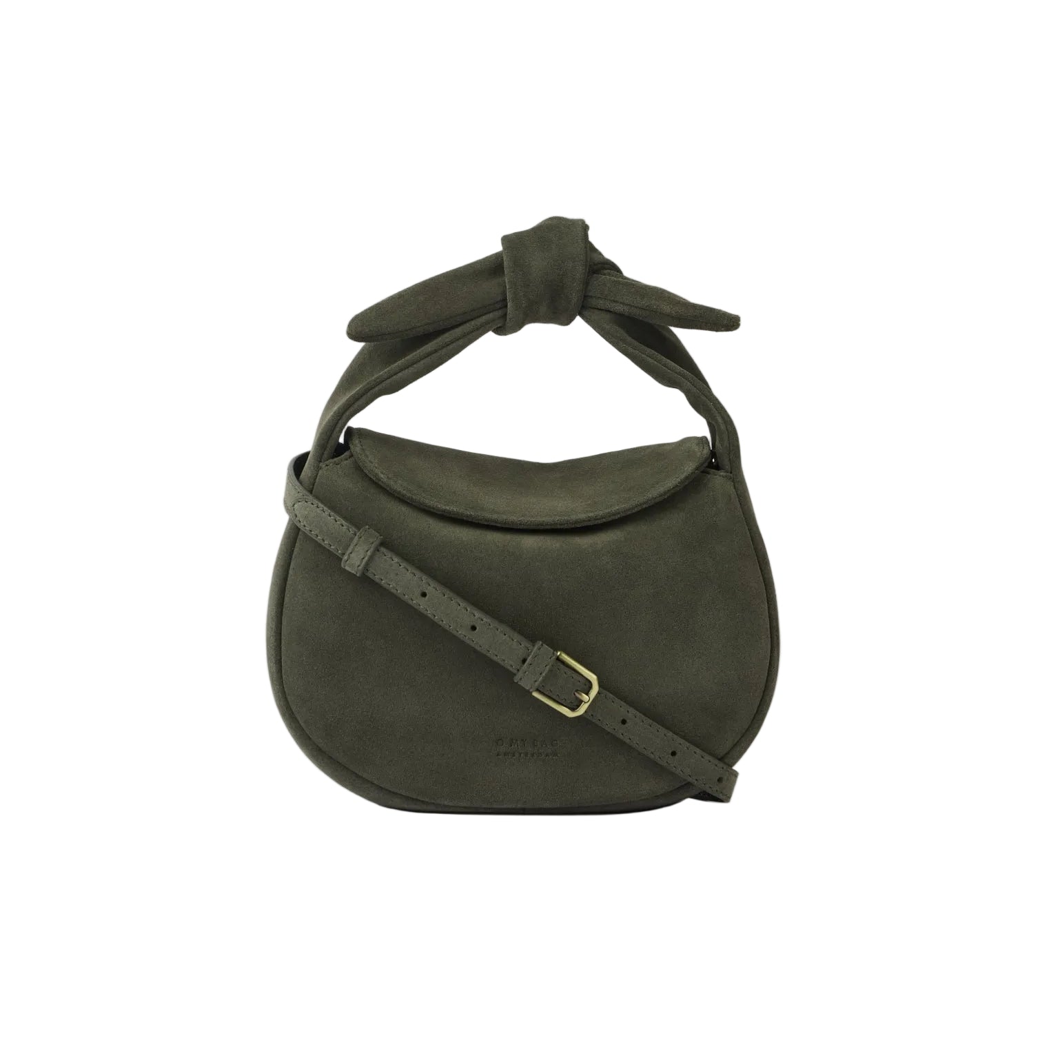 Coco Croissant Moss Suède Classic Leather