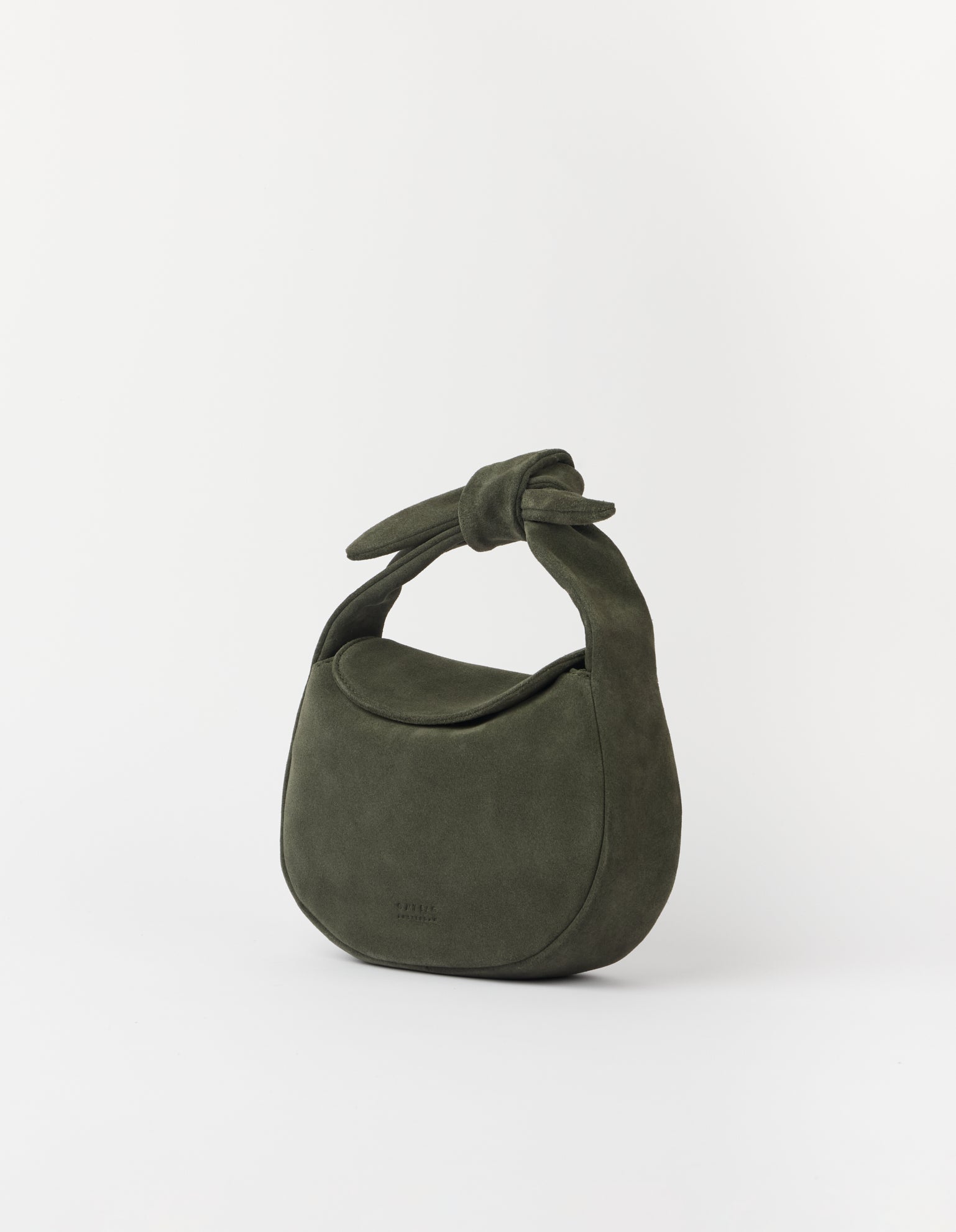 Coco Croissant Moss Suède Classic Leather