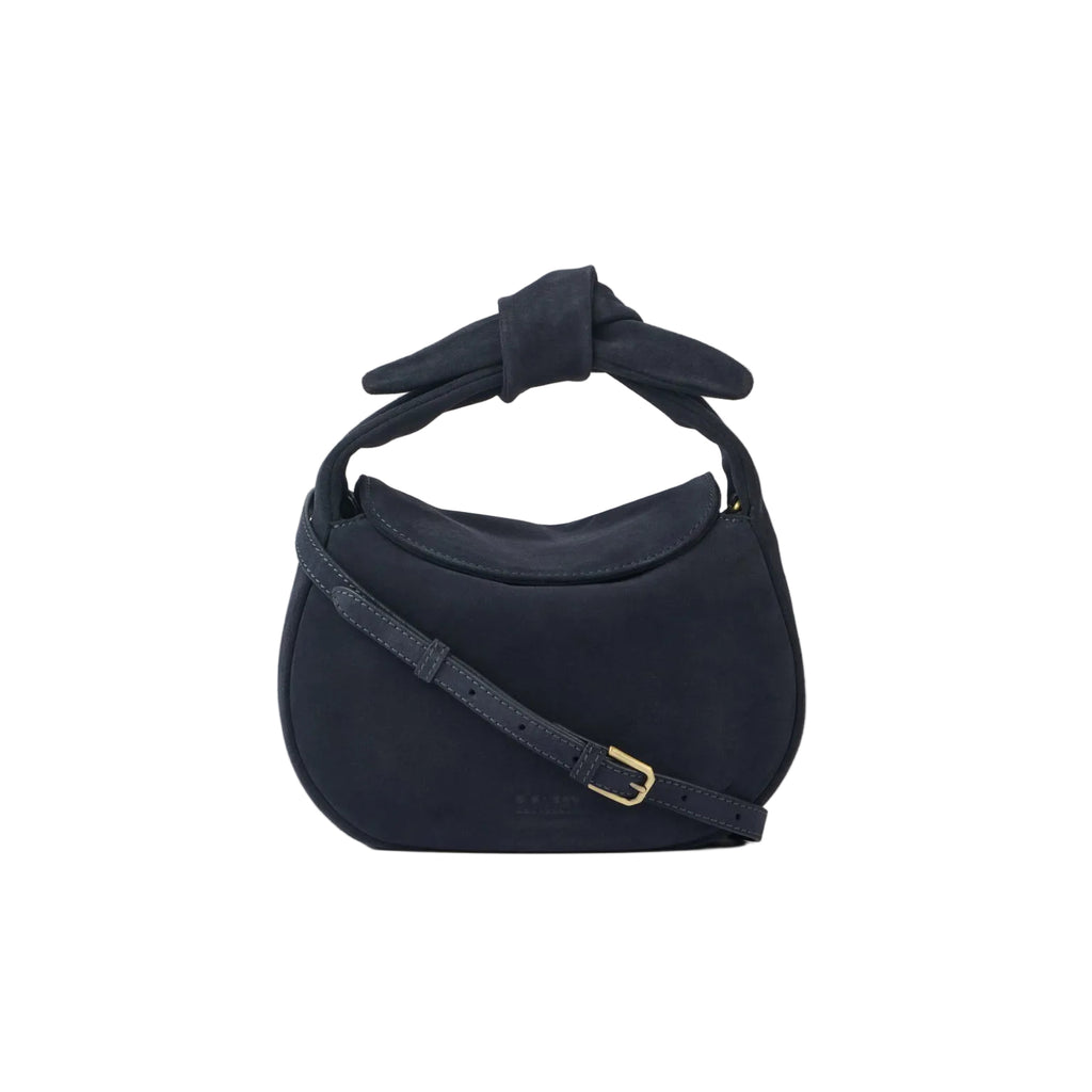 Coco Croissant Universe Blue Suède Classic Leather
