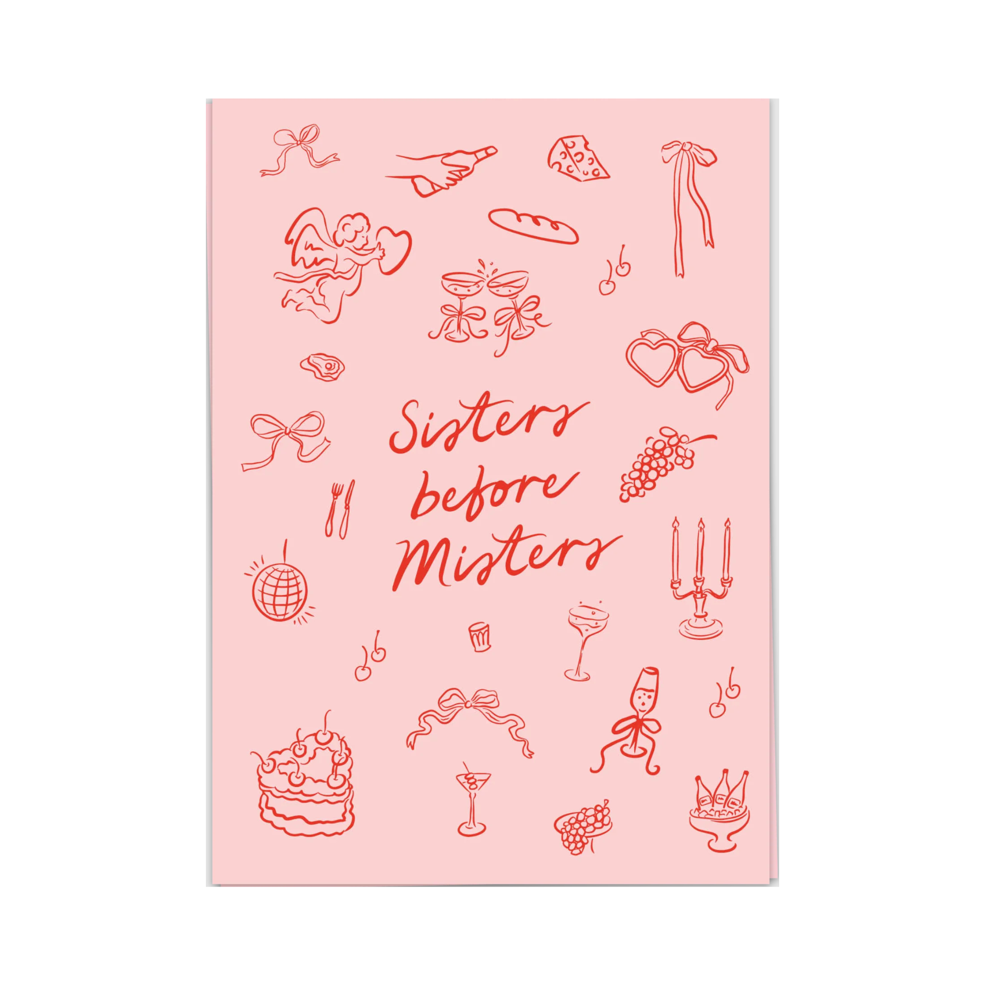 Sisters Before Misters Wenskaart