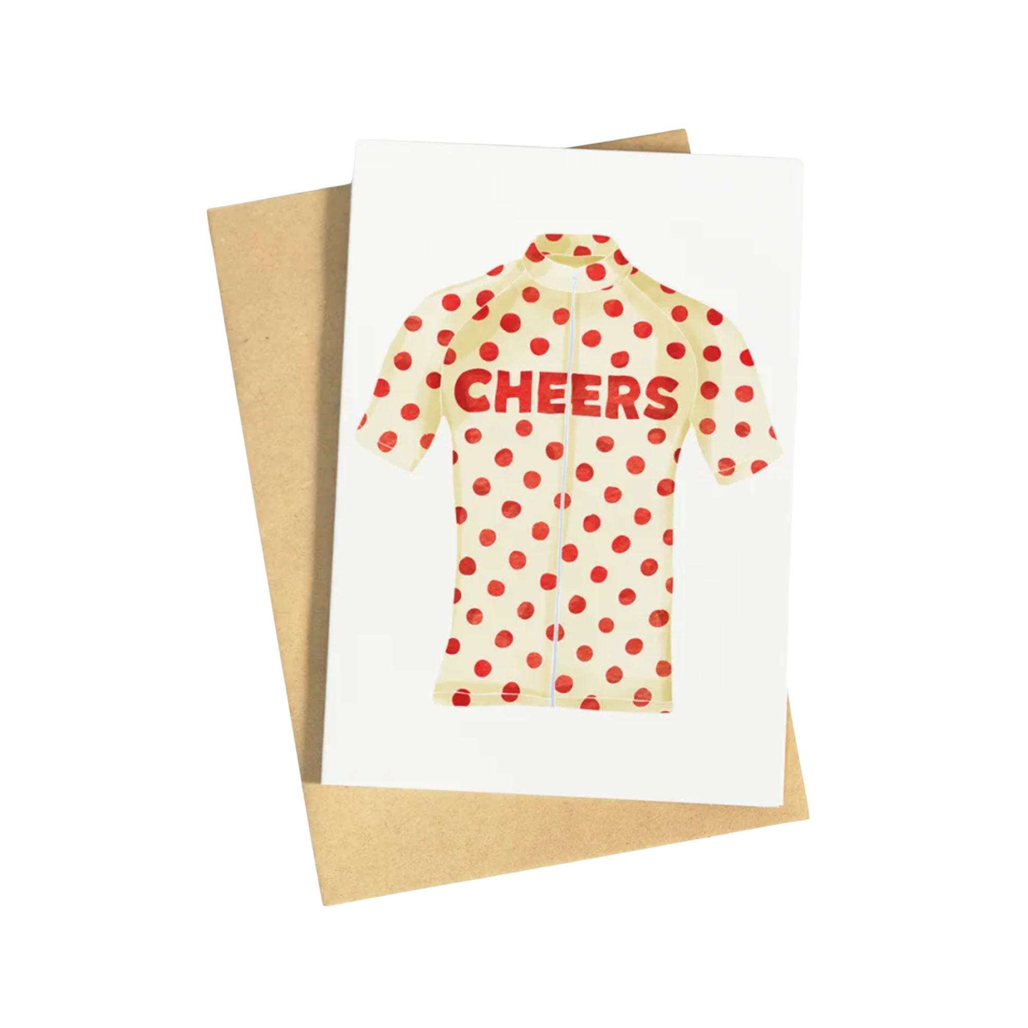 Cheers Fietsshirt Wenskaart