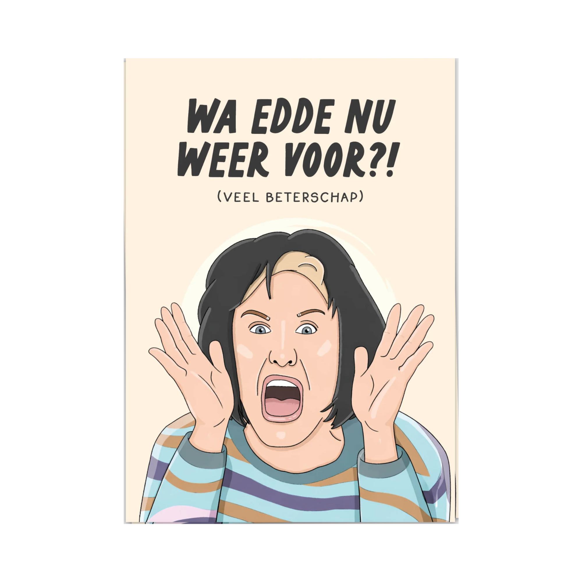 Wa Edde Nu Voor Wenskaart