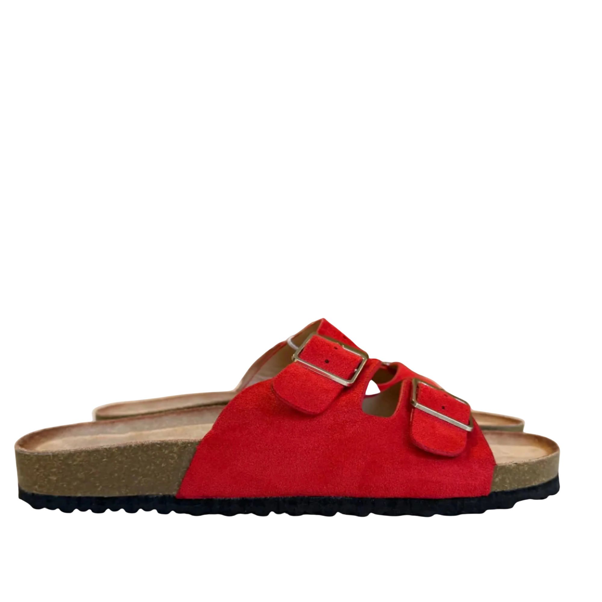 Meryl Suede Sandaal Rood