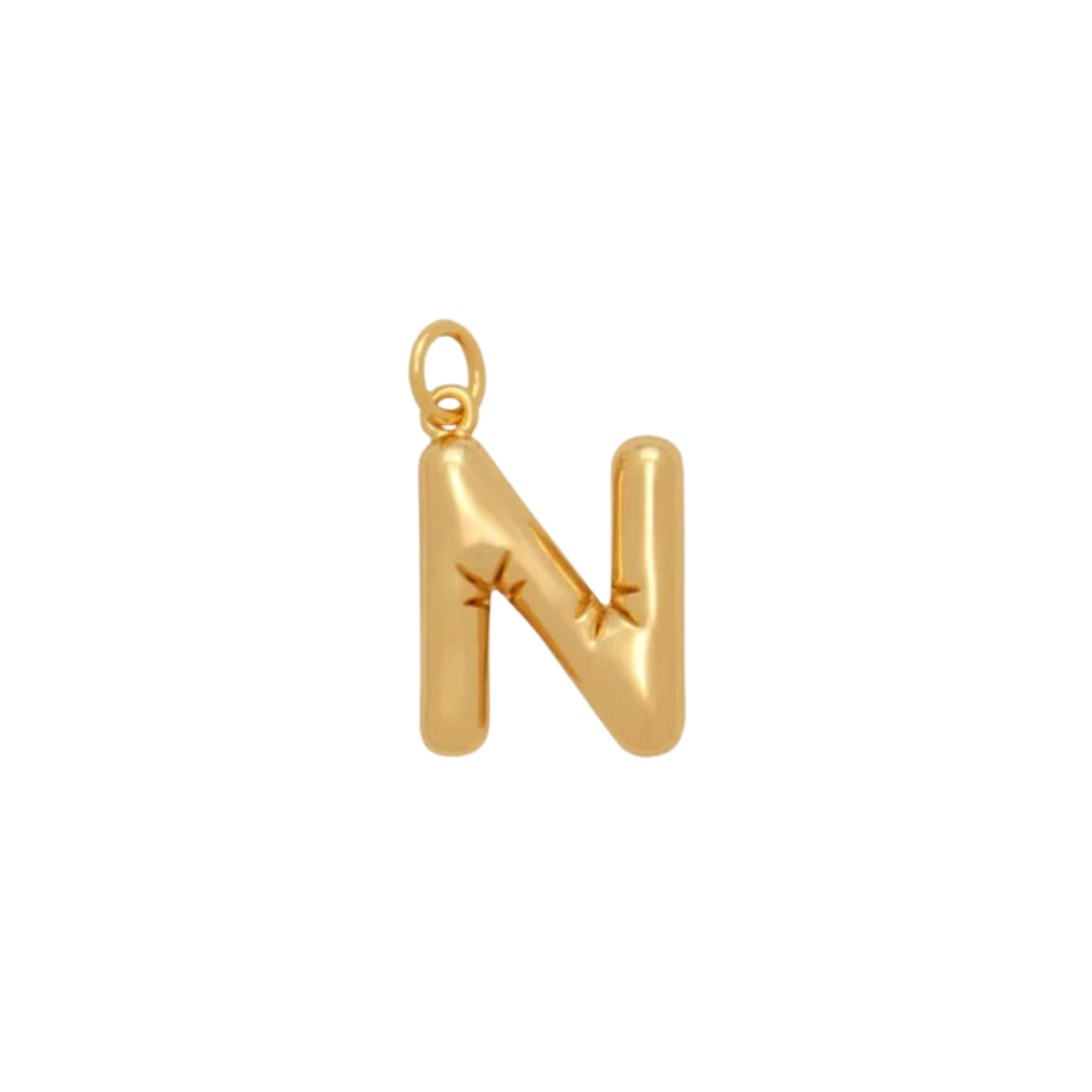 Balloon Charm Letter N