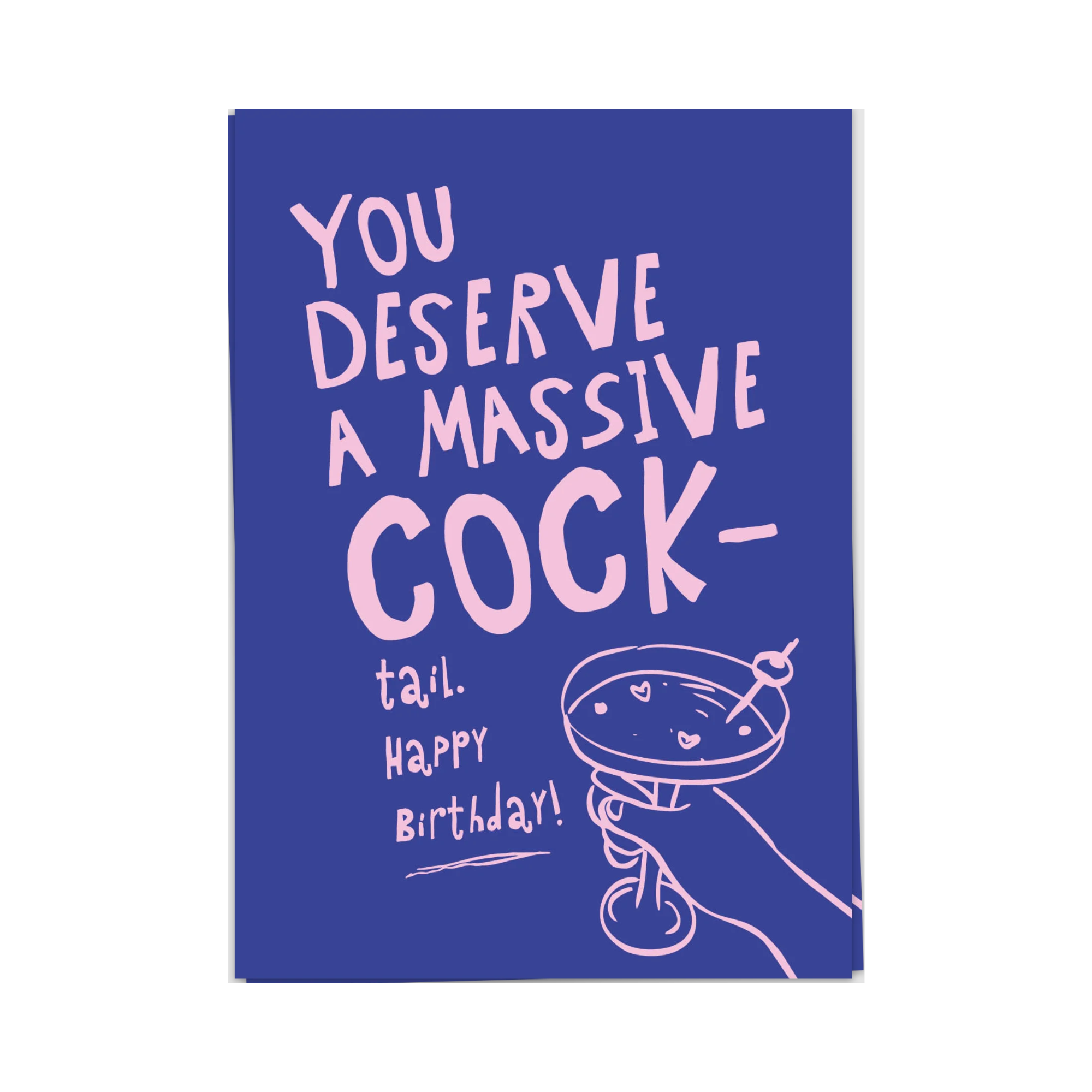 Massive Cocktail Wenskaart