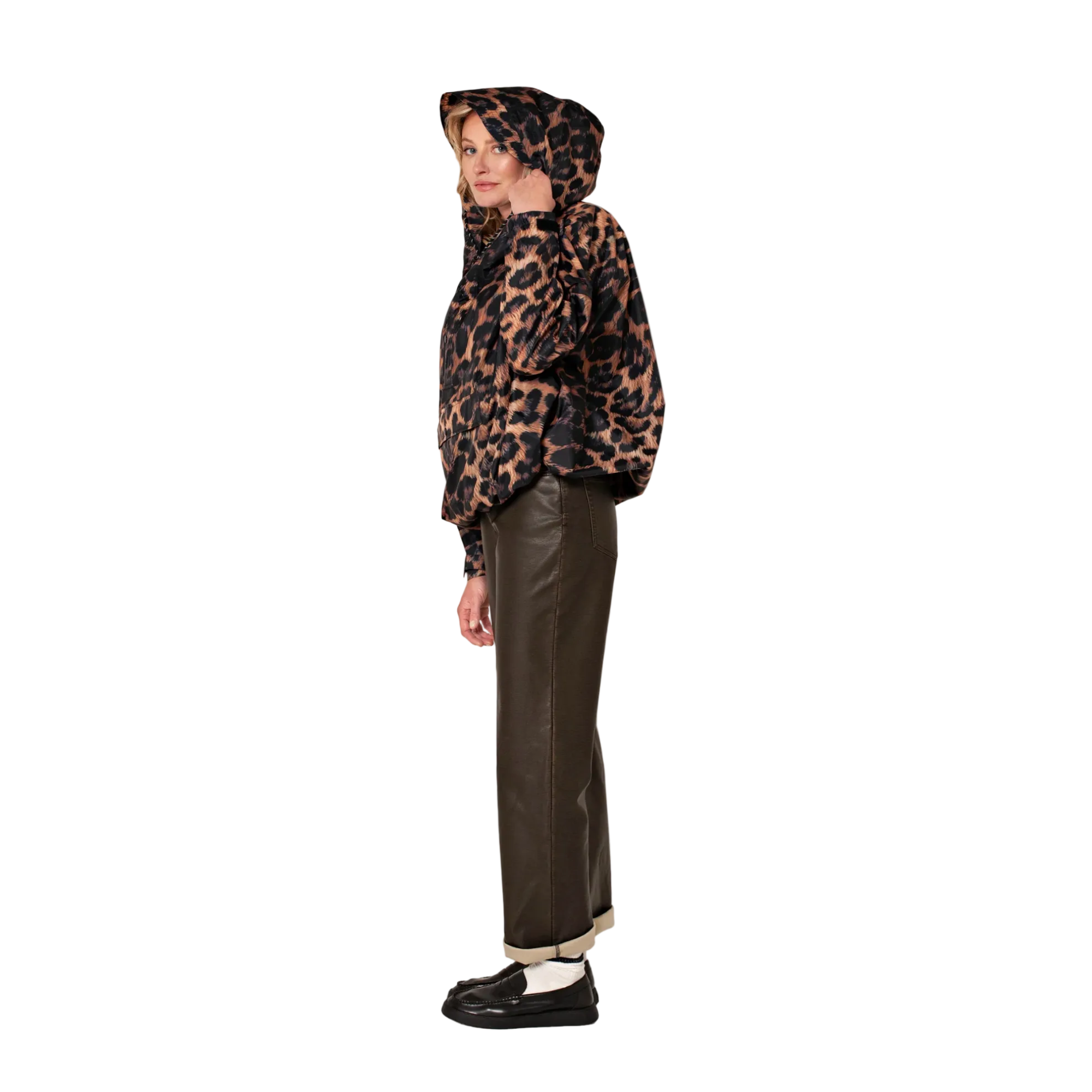 Anorak Dark Leopard One Size