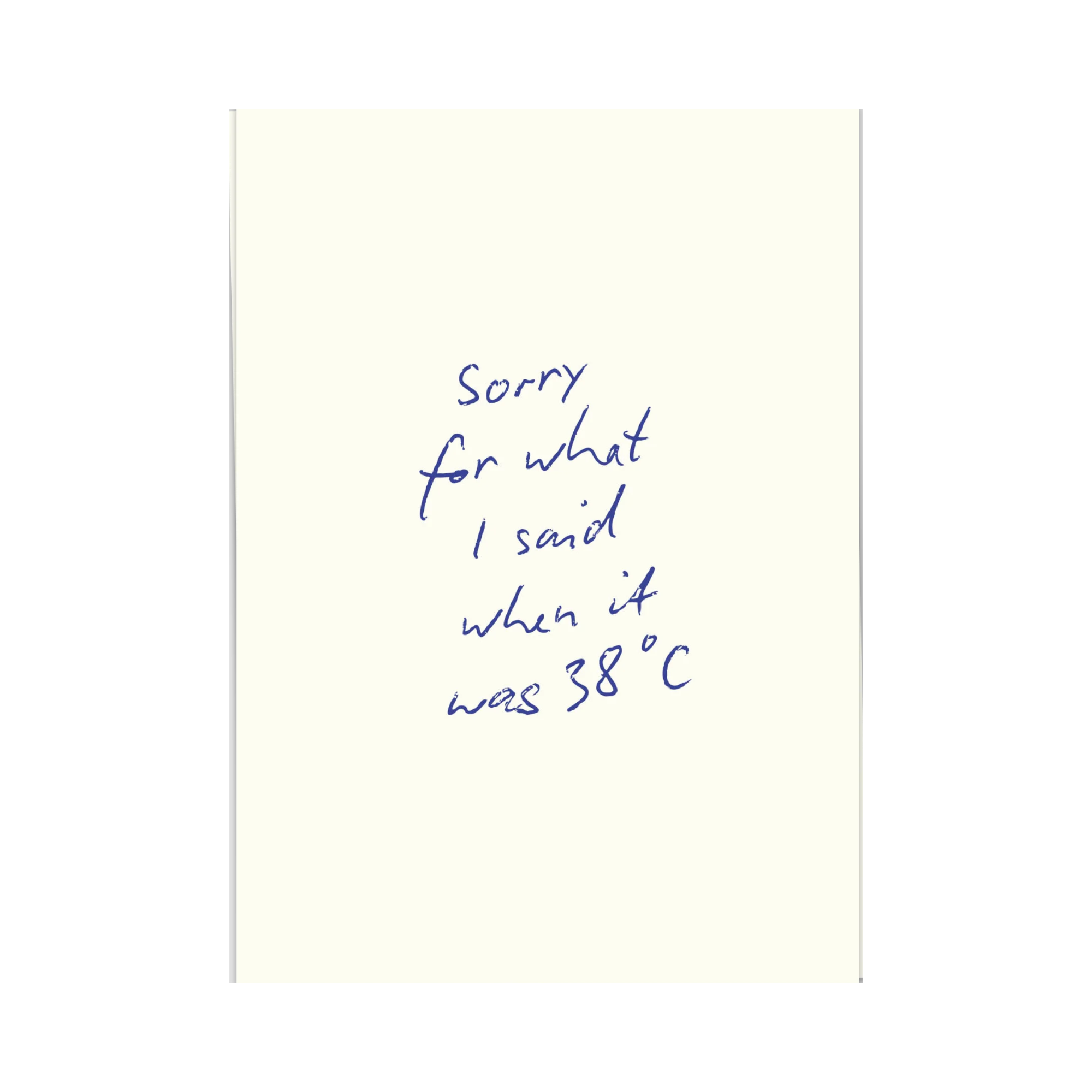 38 Degrees Wenskaart