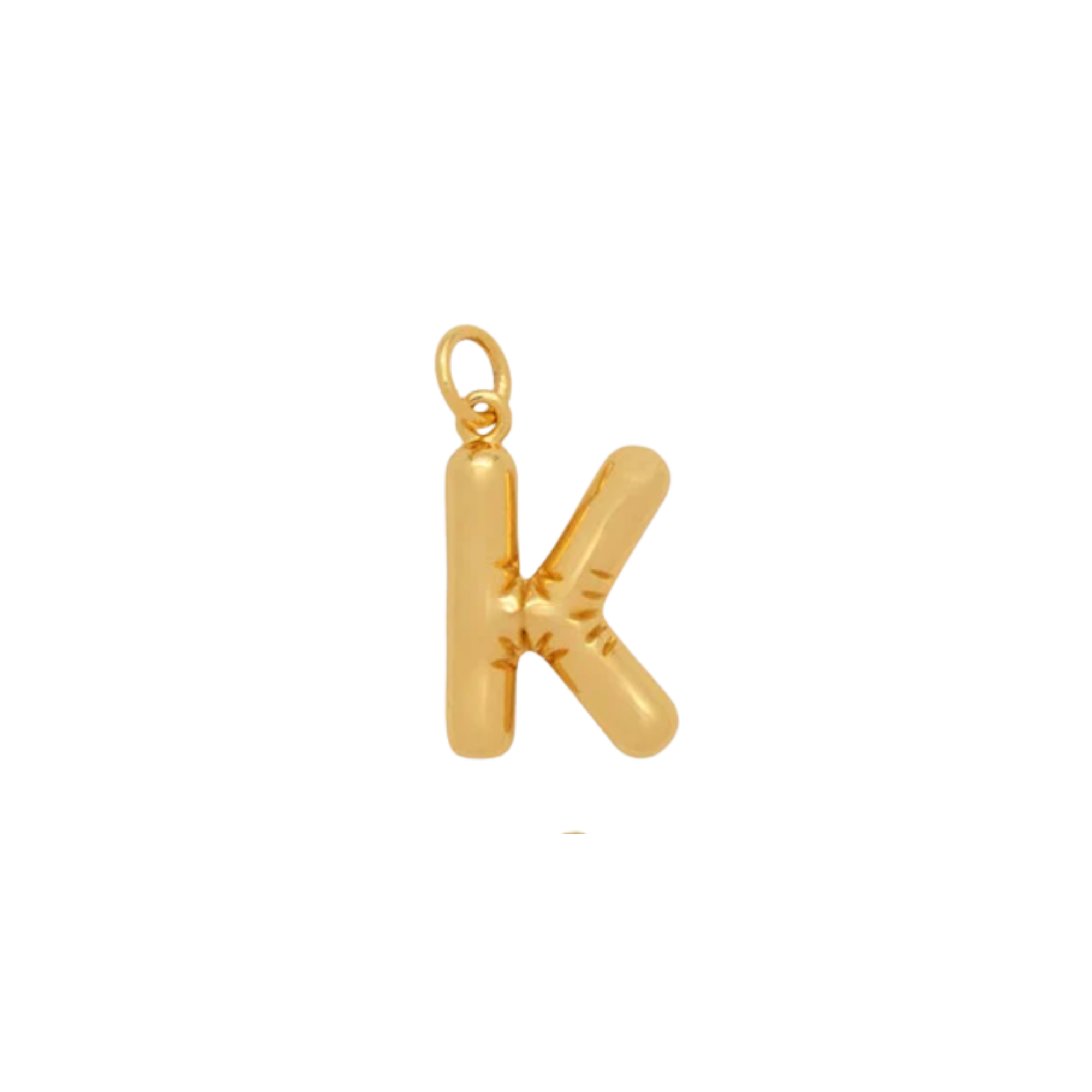 Balloon Charm Letter K