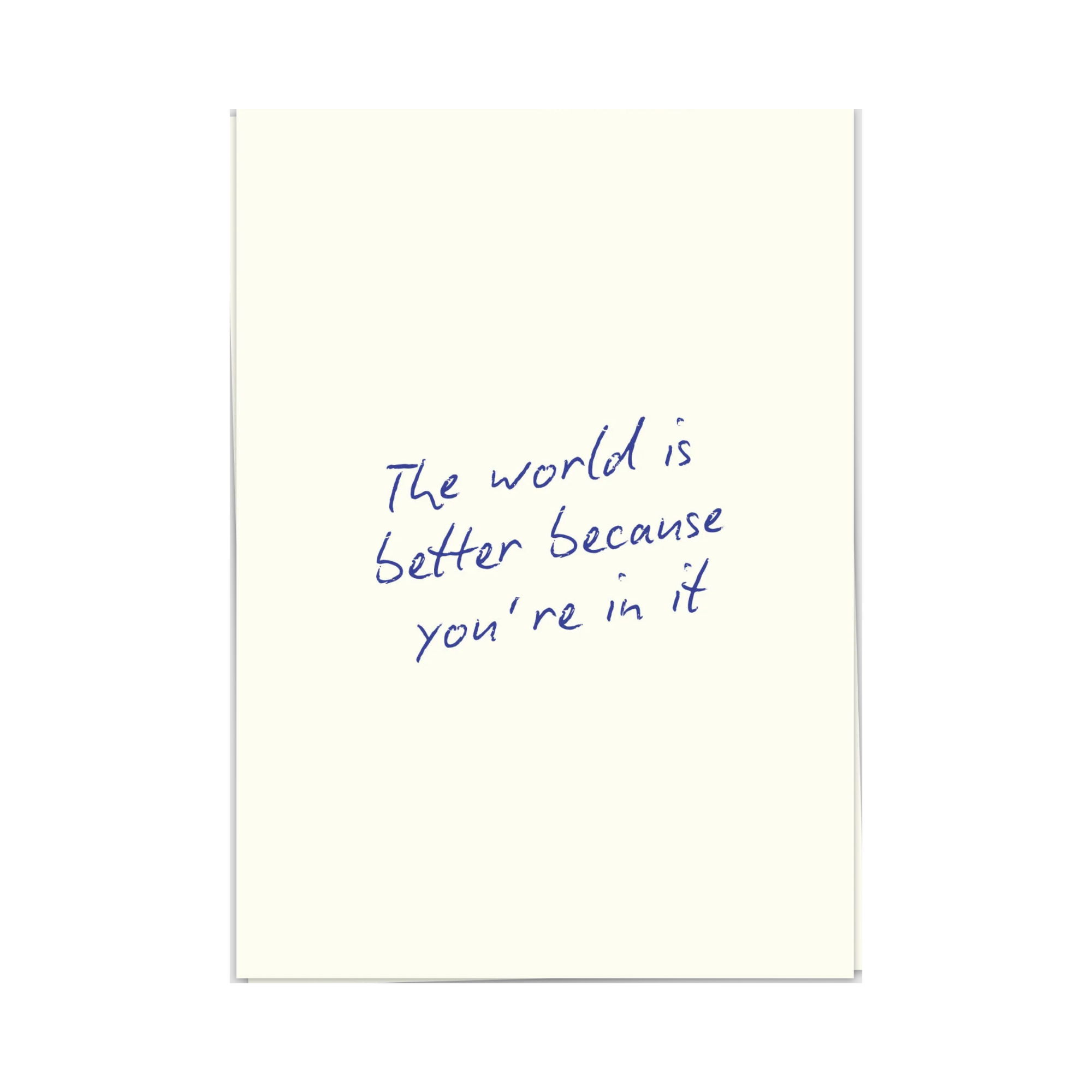 Better World Wenskaart