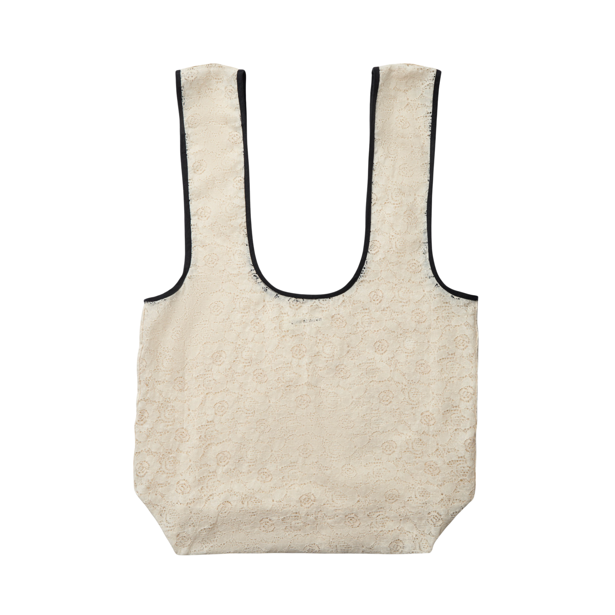 Caia Lace Tote Bag Off White