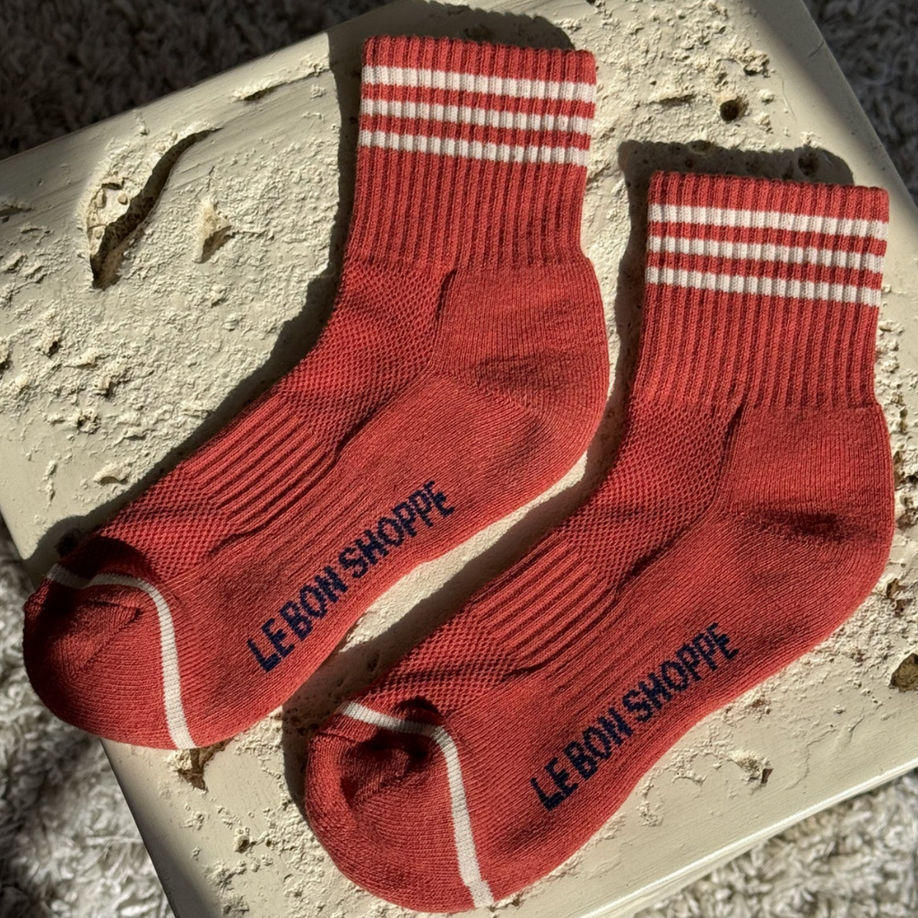 Girlfriend Socks Terracotta