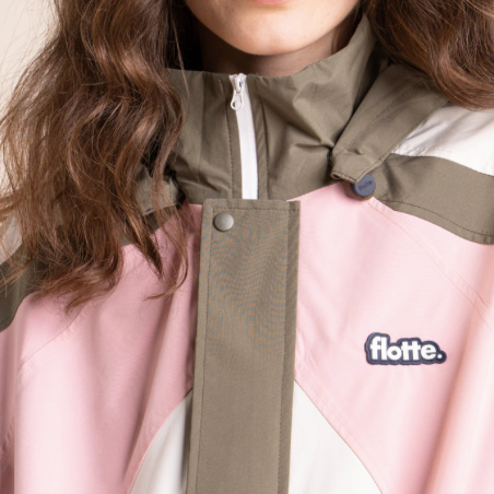 Abbesses Regenjas Khaki/Pink