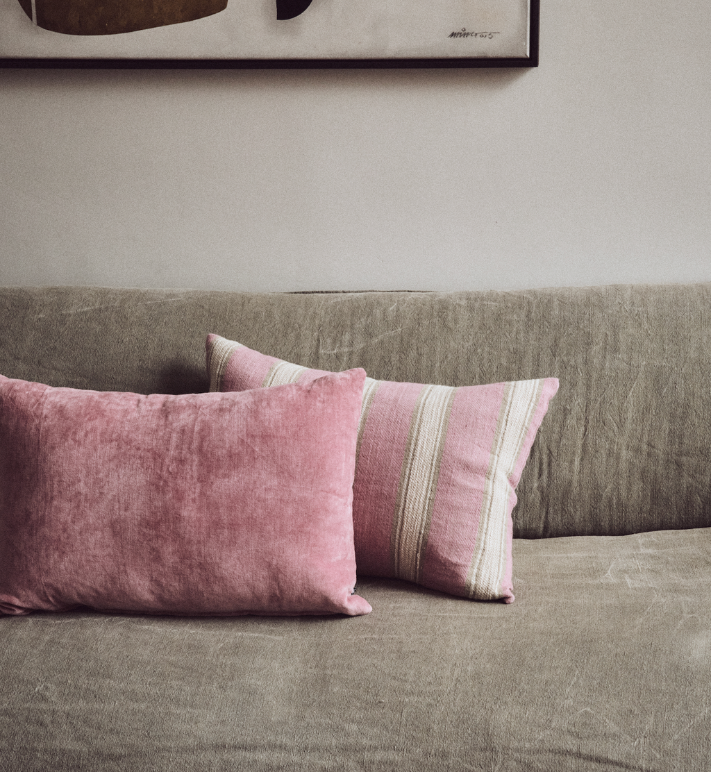 Velvet Kussen Pink