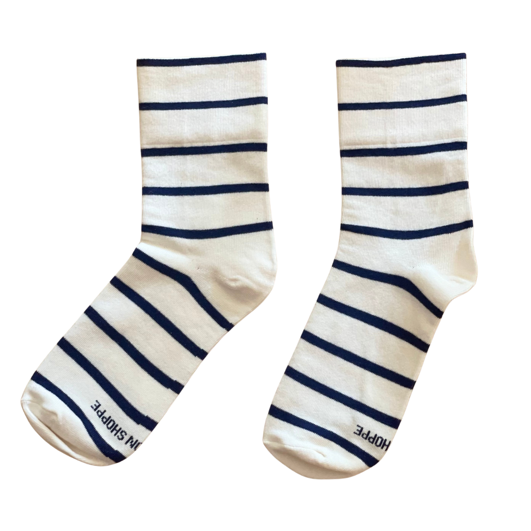 Wally Socks Breton Stripe
