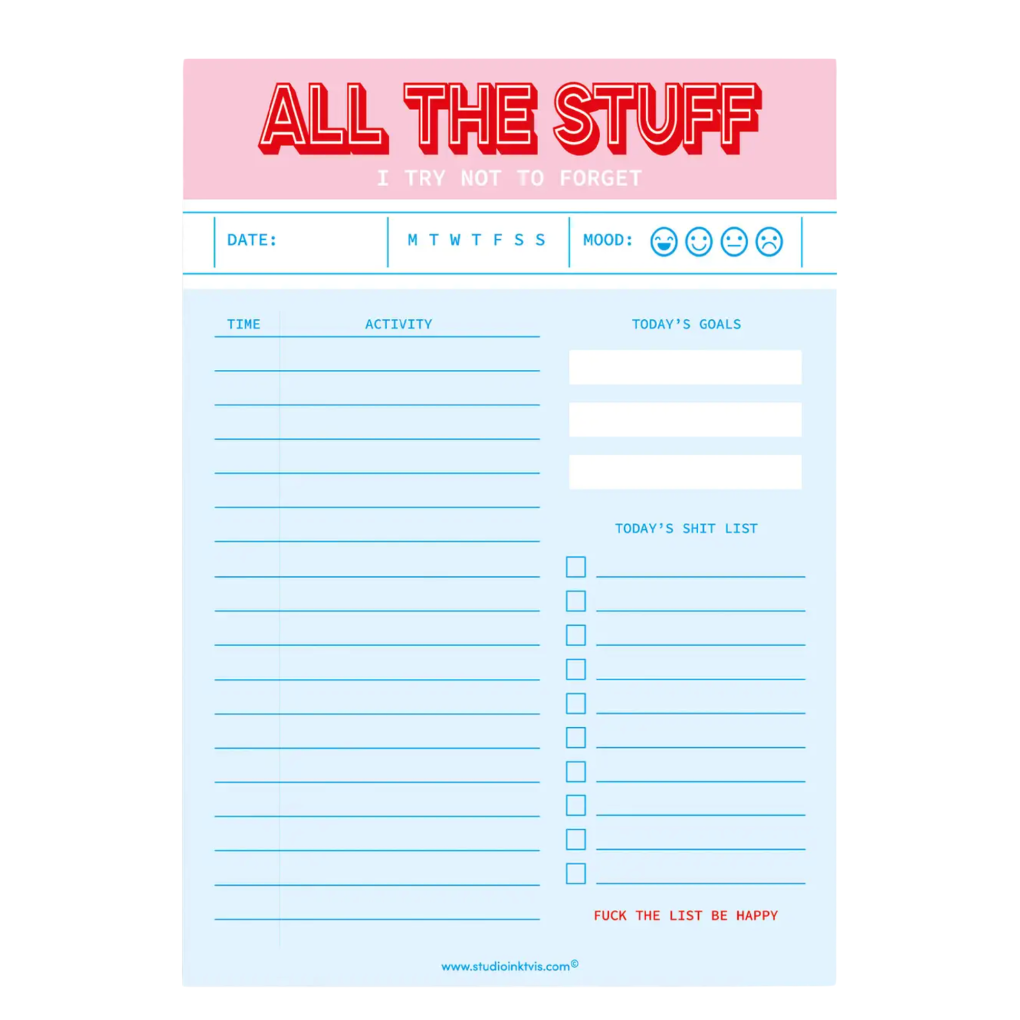 All The Things Notitieblok