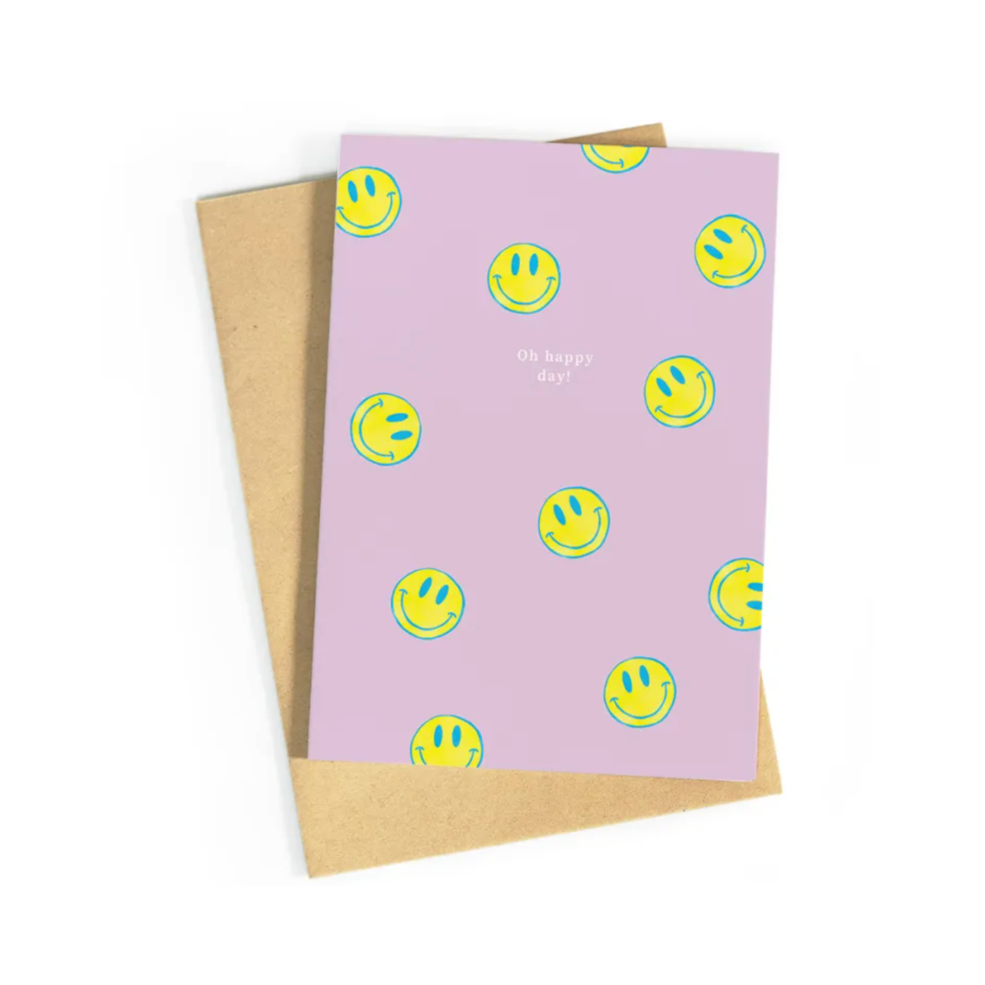 Oh Happy Day Wenskaart Pink