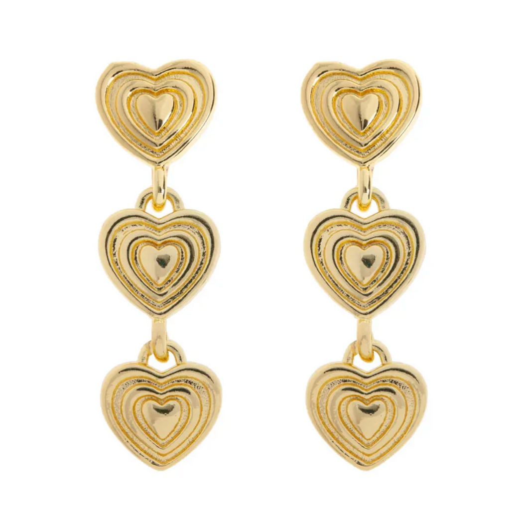 Baby Heart Earrings Gold