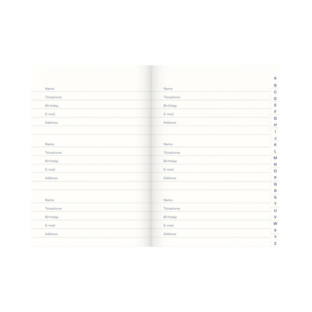 A-Journal Address Book Kreeft