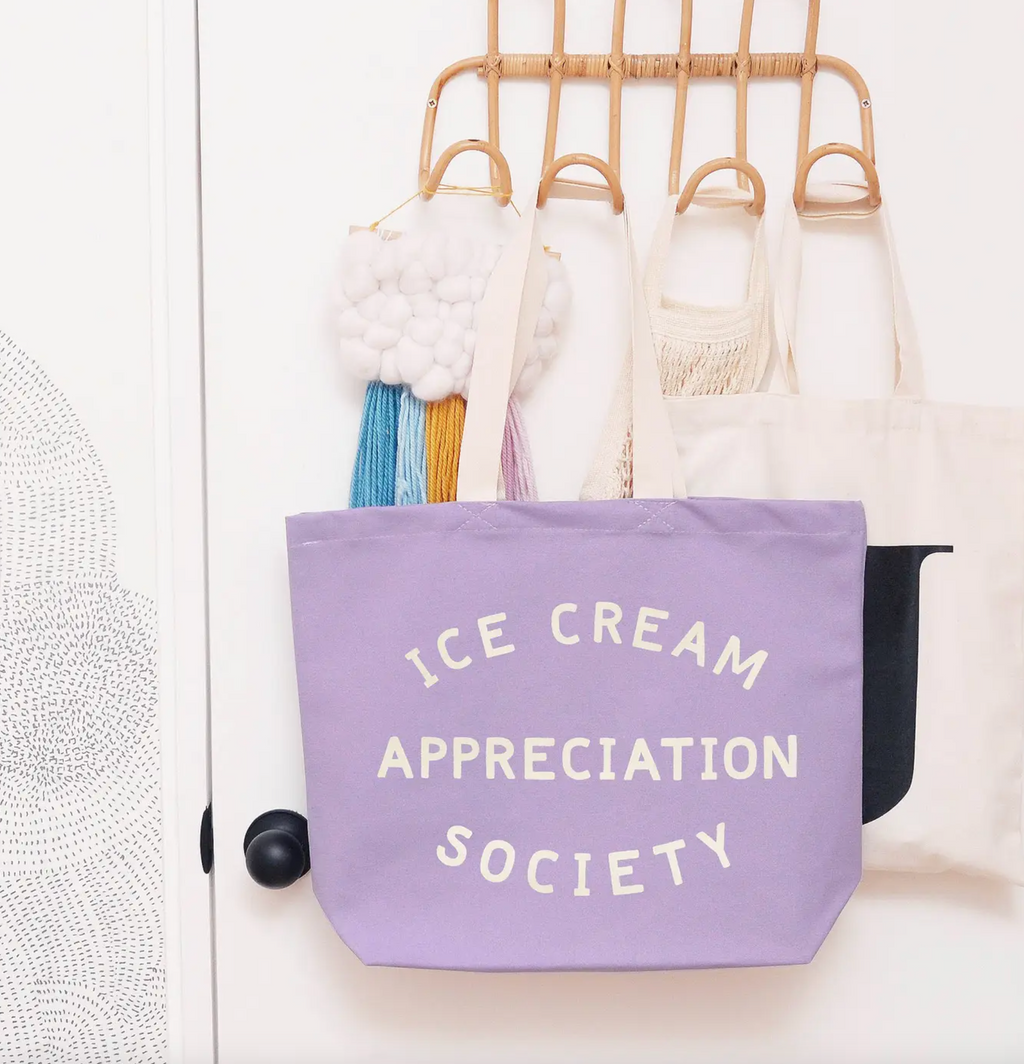 Ice Cream Totebag Lavendel
