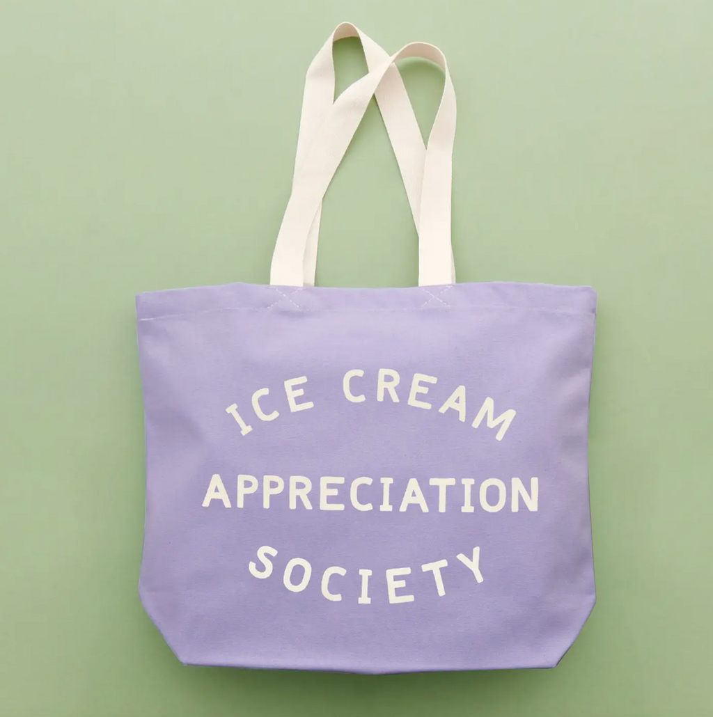 Ice Cream Totebag Lavendel