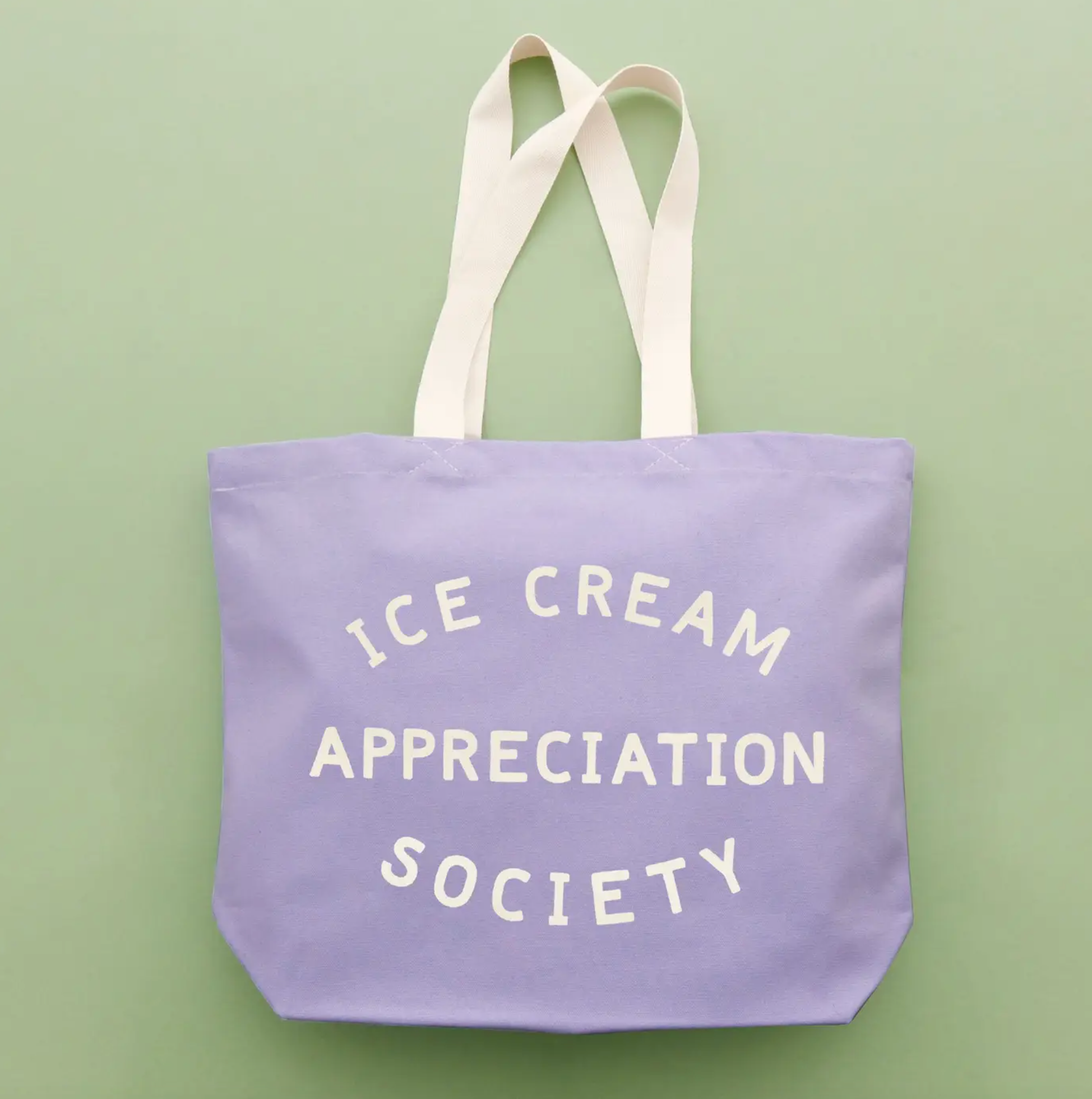 Ice Cream Totebag Lavendel