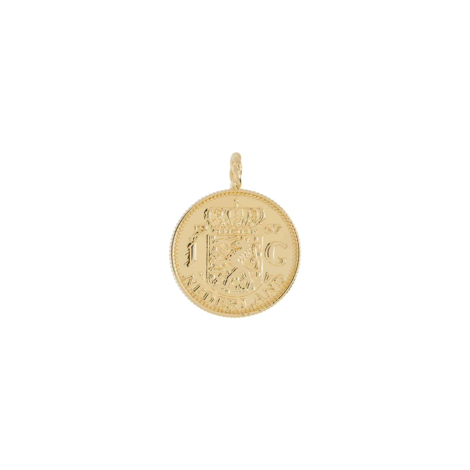 Fortunate Coin Charm Goldplated