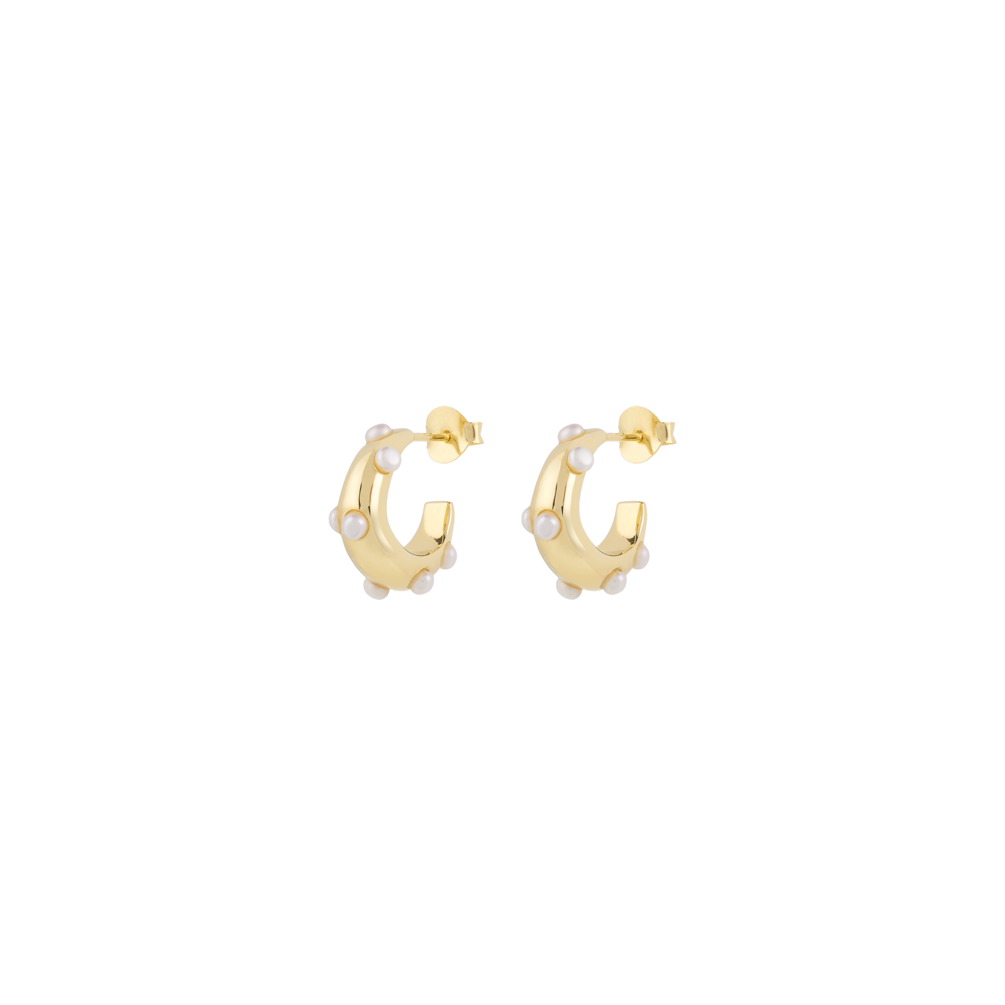 Ovation Hoop Earrings Goldplated S