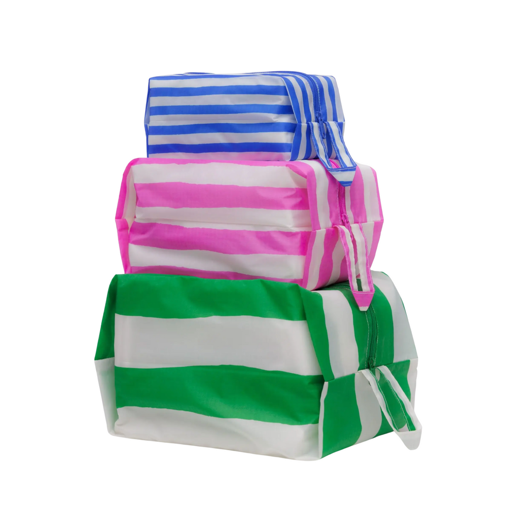 3D Zip Set Painted Stripe