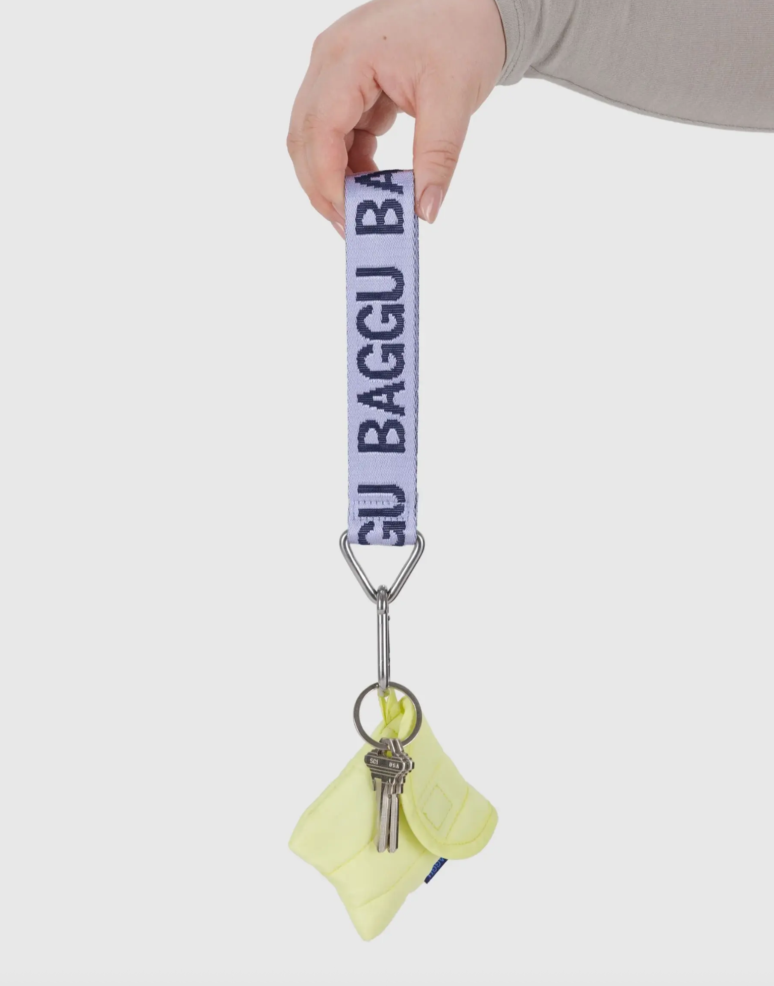Baggu Logo Sleutelhanger Lila